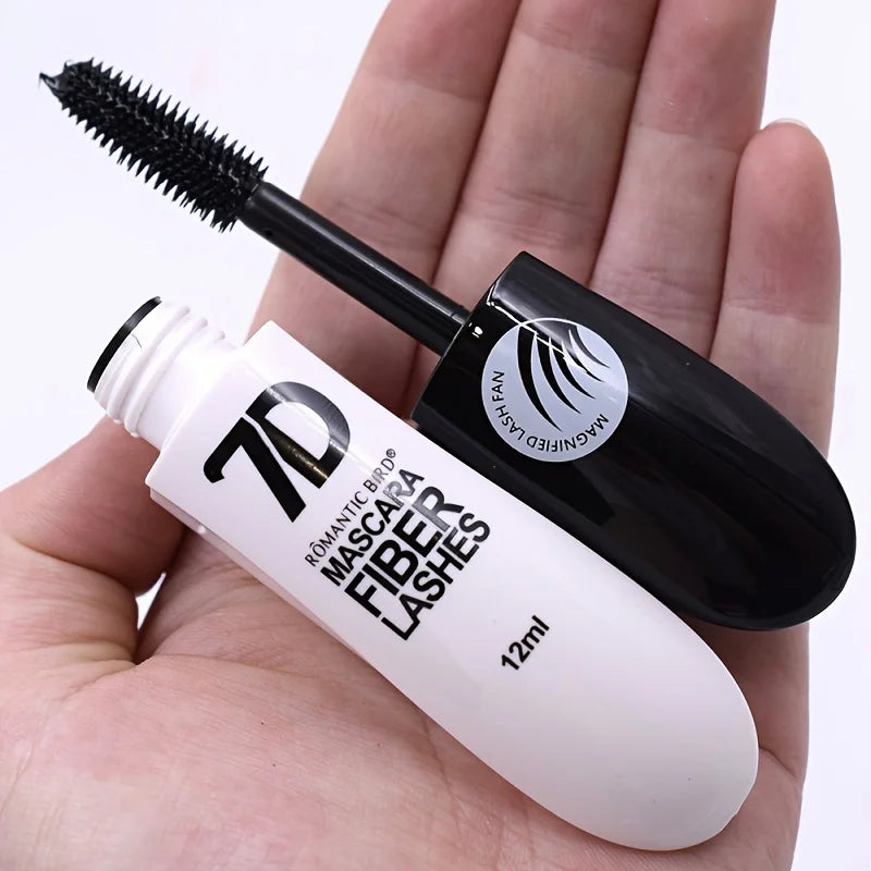 7D Fiber Mascara Set (1/2/3PCS) – Waterproof, Sweatproof, Smudge-Proof with Curling Effect