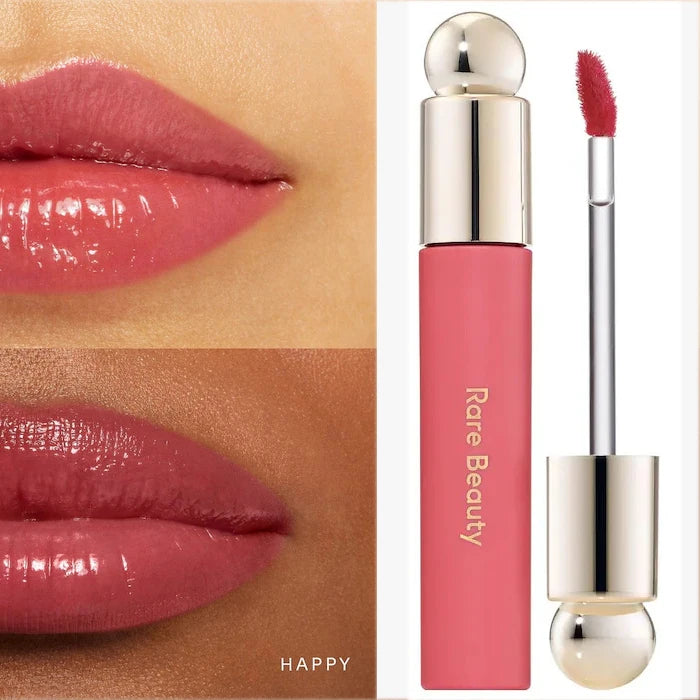 Rare Beauty Soft Pinch Tinted Lip Oil Stain & Liquid Blush – Shades: Delight, Hope, Happy, Wonder