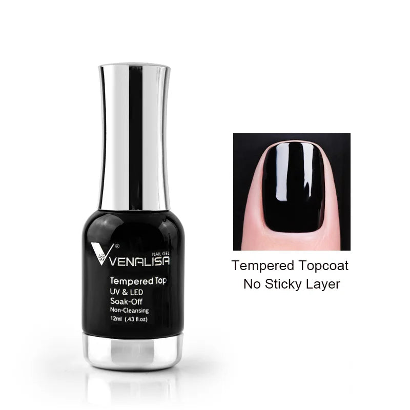 Venalisa Super Color Gel Varnish 12ml – Diamond Shining Glitter, Starry Sequin Platinum, Long-Lasting Nail Gel Polish”