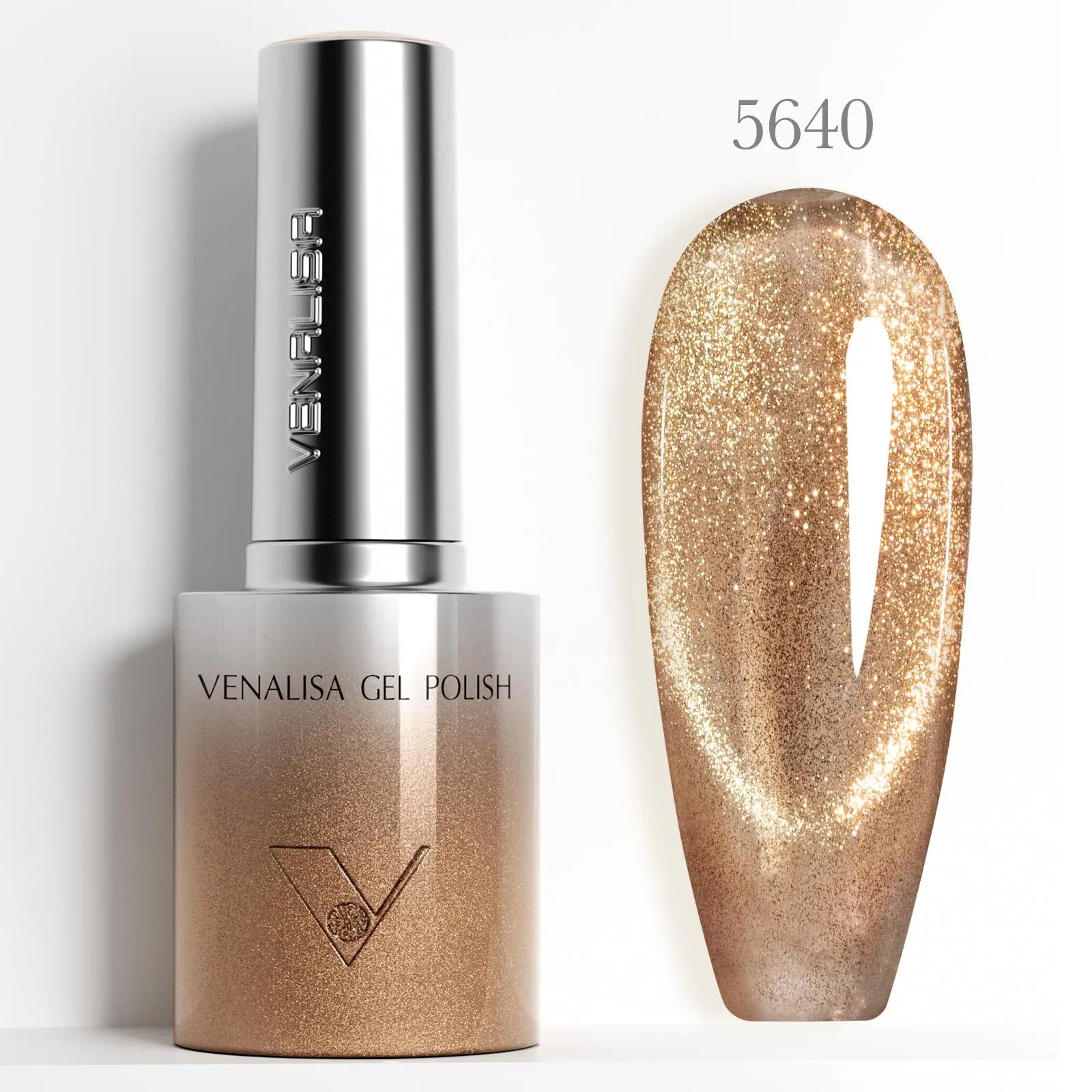 Venalisa 10D Magic Cat Eye Gel Nail Polish 10ml – HEMA & TPO Free, Magnetic Effect, Soak-Off UV/LED Semi-Permanent Gel Varnish”