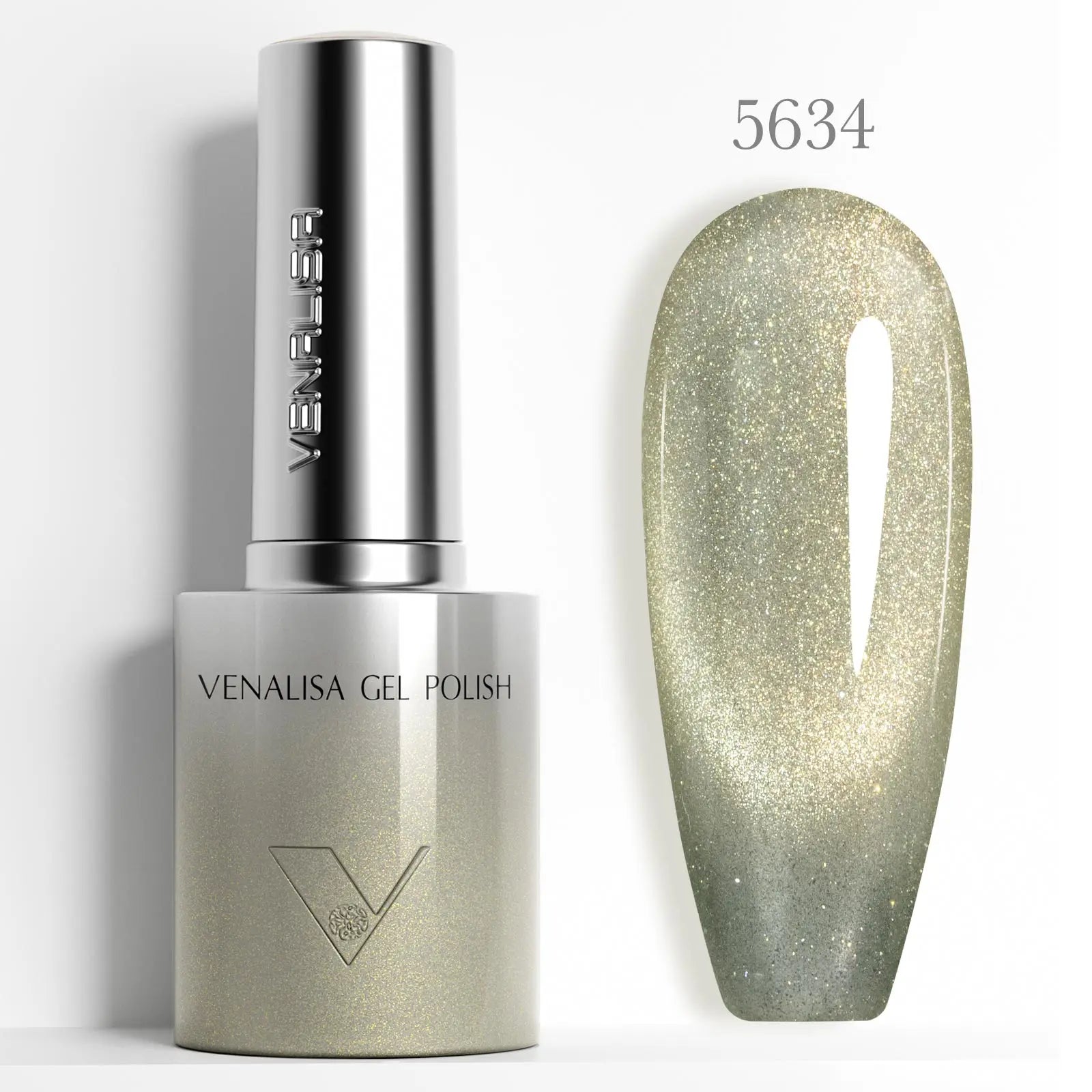 Venalisa 10D Magic Cat Eye Gel Nail Polish 10ml – HEMA & TPO Free, Magnetic Effect, Soak-Off UV/LED Semi-Permanent Gel Varnish”