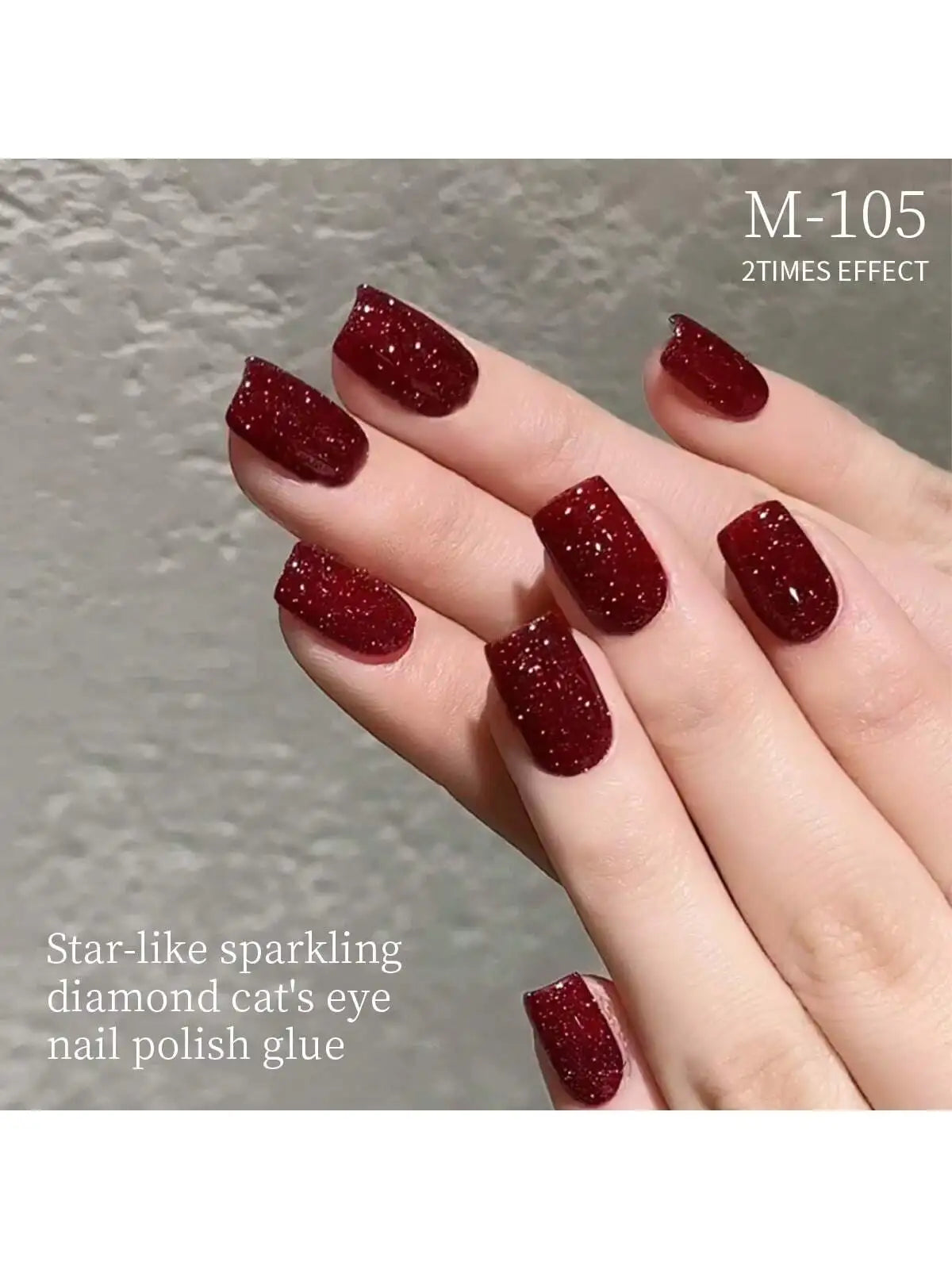 15ml Broken Diamond Gel Nail Polish – Flash Adhesive for Halloween & Christmas, Sparkling Burst Maillard Effect”