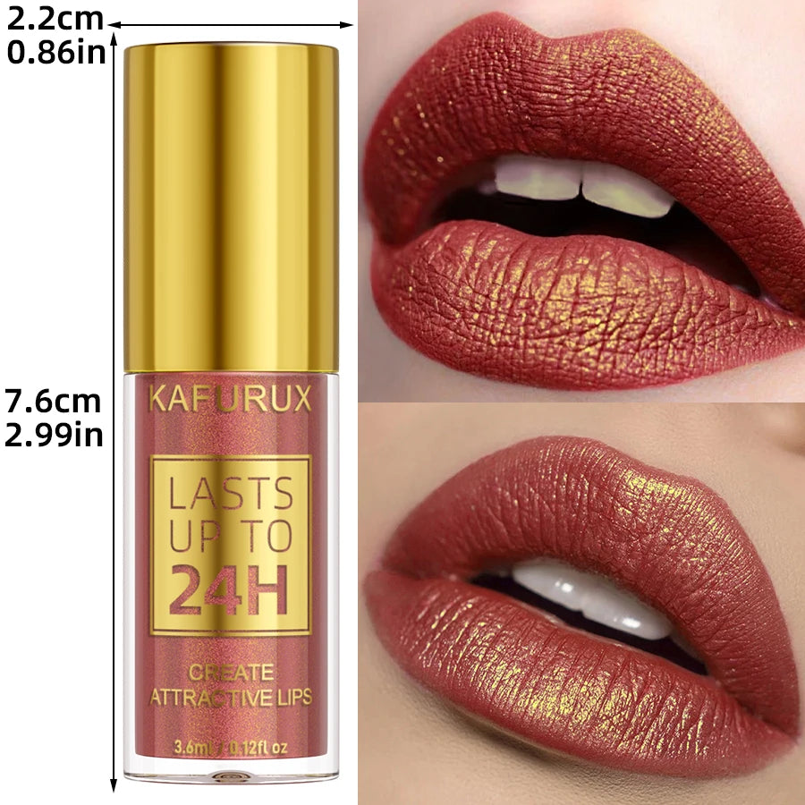 14 Colors Glitter Metallic Lip Glaze – Shiny, Long-Lasting & Waterproof Liquid Lipstick, Lip Gloss, Lip Oil & Lip Tint Gift”