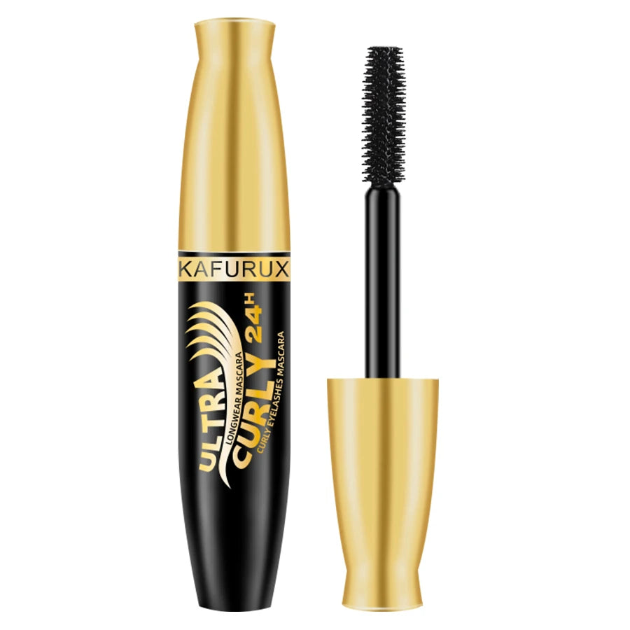 5D Black Waterproof Silk Fiber Mascara – Long-Lasting Length & Volume | Korean Cosmetic for Women