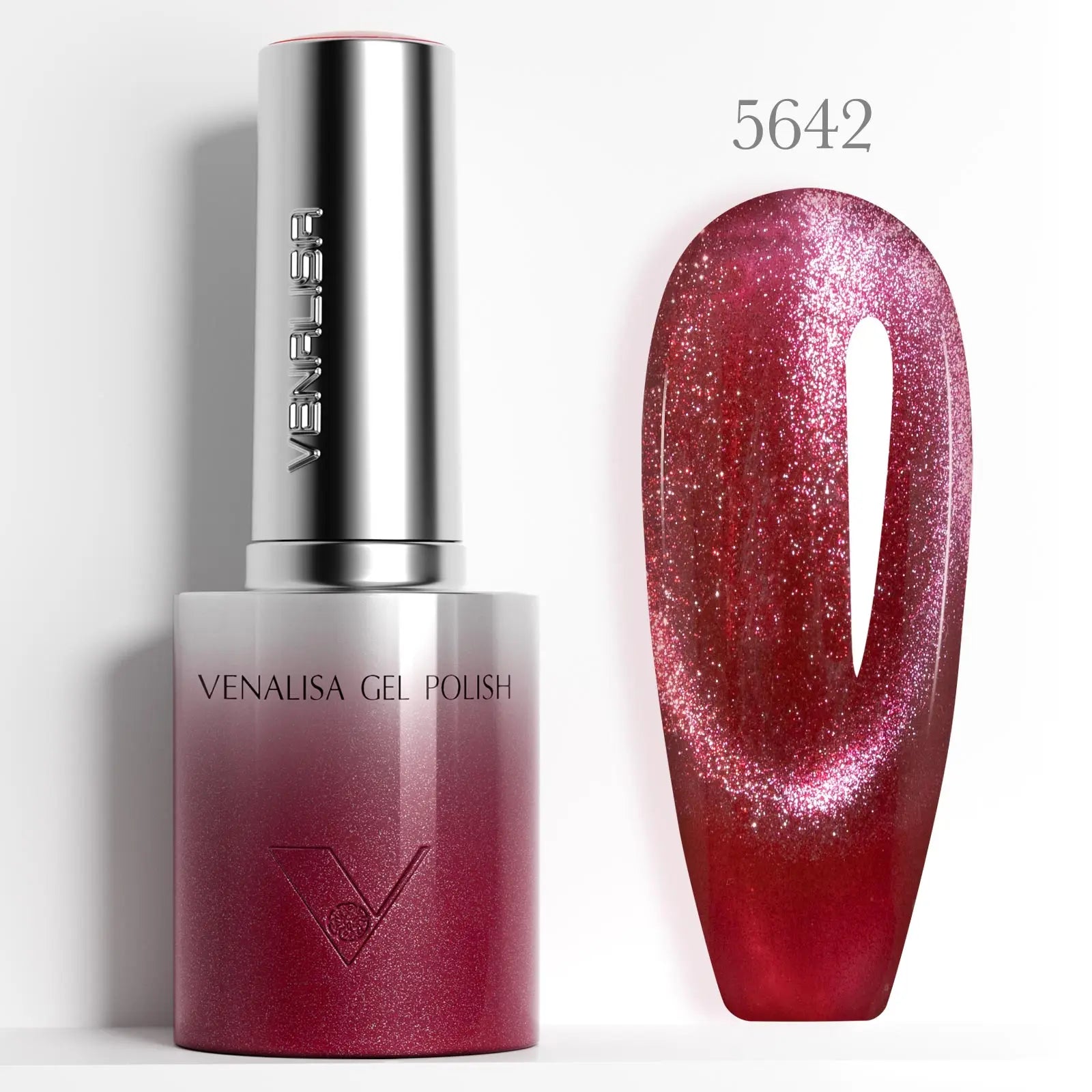 Venalisa 10D Magic Cat Eye Gel Nail Polish 10ml – HEMA & TPO Free, Magnetic Effect, Soak-Off UV/LED Semi-Permanent Gel Varnish”