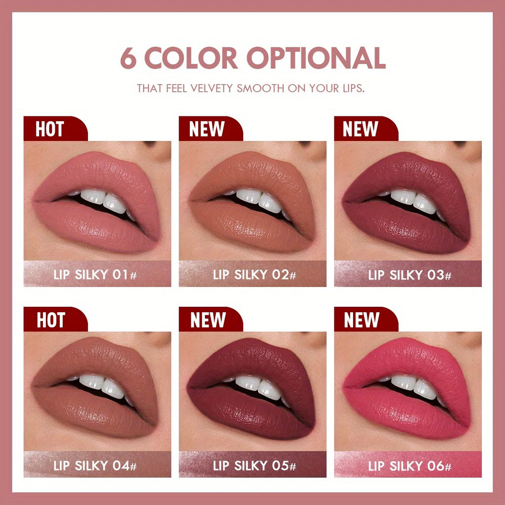 Matte Lipstick Pencil – Waterproof, Long-Lasting, Non-Sticky Lip Stain, Nude Cosmetic Lip Pen Makeup