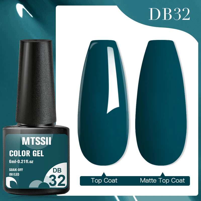 Mtssii 7ml Colorful Reflective Gel Nail Polish – Glitter Sparkling Flash Effect, Semi-Permanent Soak-Off Nail Varnish”
