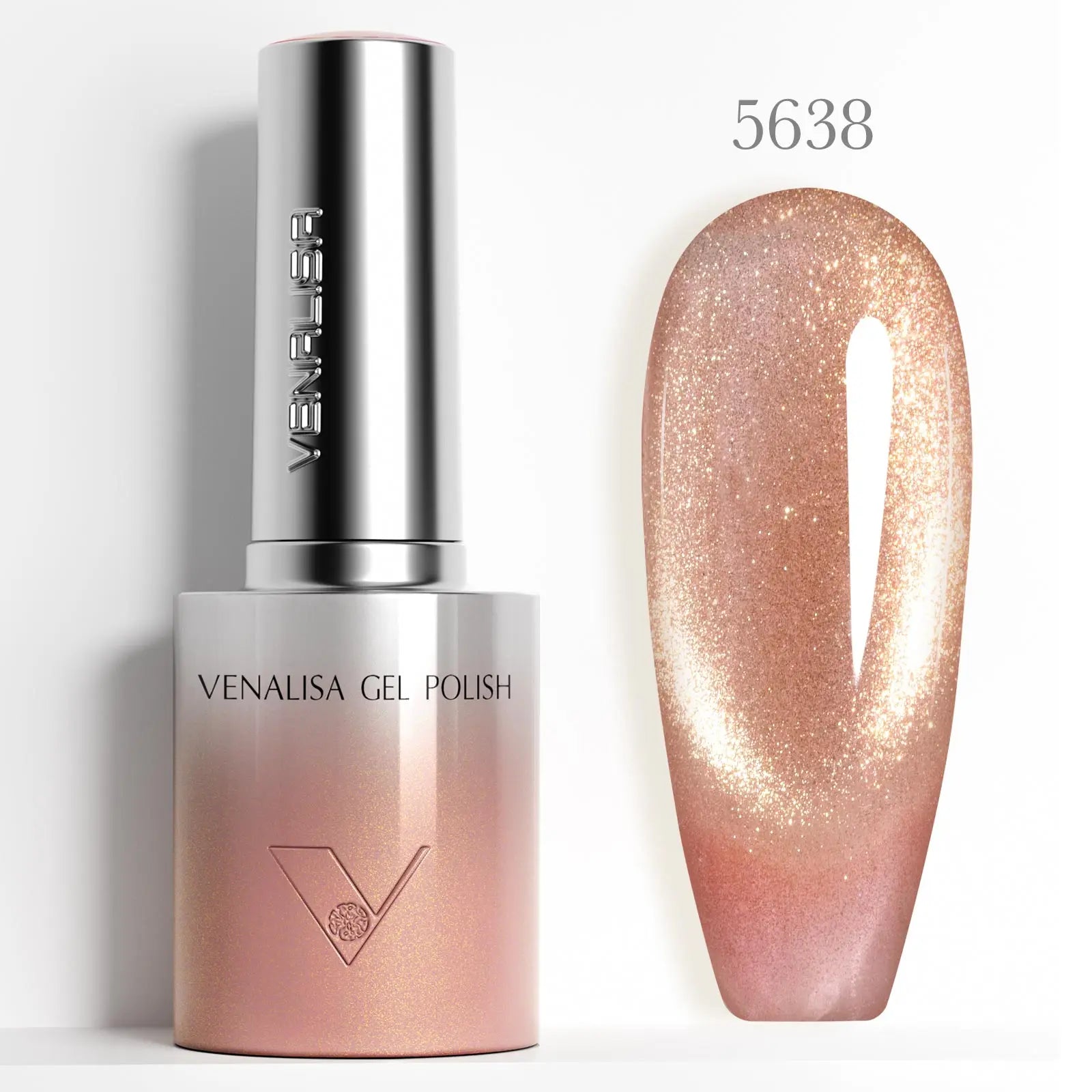 Venalisa 10D Magic Cat Eye Gel Nail Polish 10ml – HEMA & TPO Free, Magnetic Effect, Soak-Off UV/LED Semi-Permanent Gel Varnish”