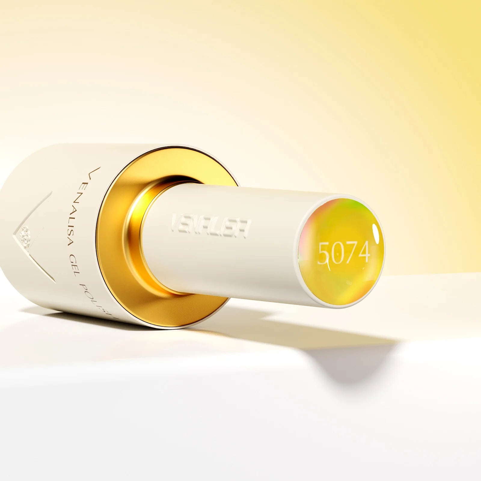 “10ml Venalisa Nail Gel Polish – HEMA & TPO Free, Vegan, Crystal Nude Pink Glitter, Semi-Permanent, Soak-Off UV/LED Ultra Diamond Varnish”