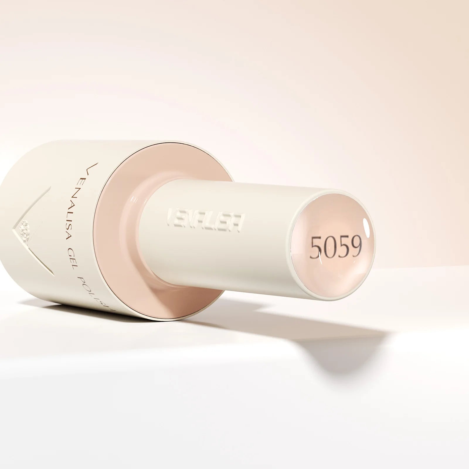 “10ml Venalisa Nail Gel Polish – HEMA & TPO Free, Vegan, Crystal Nude Pink Glitter, Semi-Permanent, Soak-Off UV/LED Ultra Diamond Varnish”