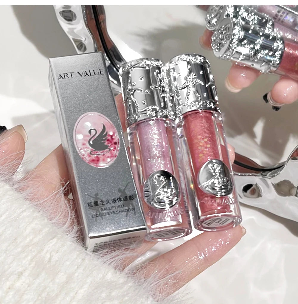 sparkle and glamour to your eyes with this liquid fine shimmer eyeshadow