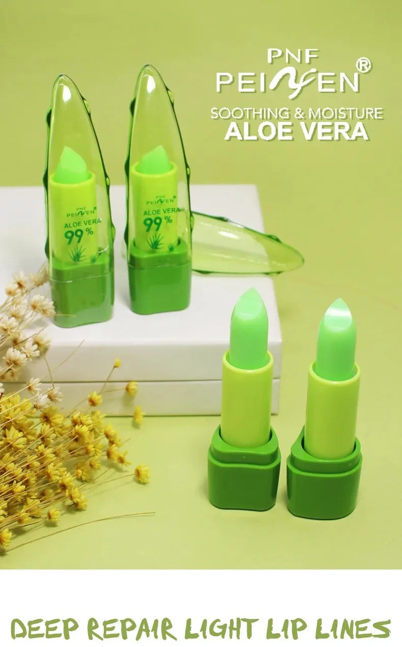 Aloe Vera Warm Color-Changing Lipstick