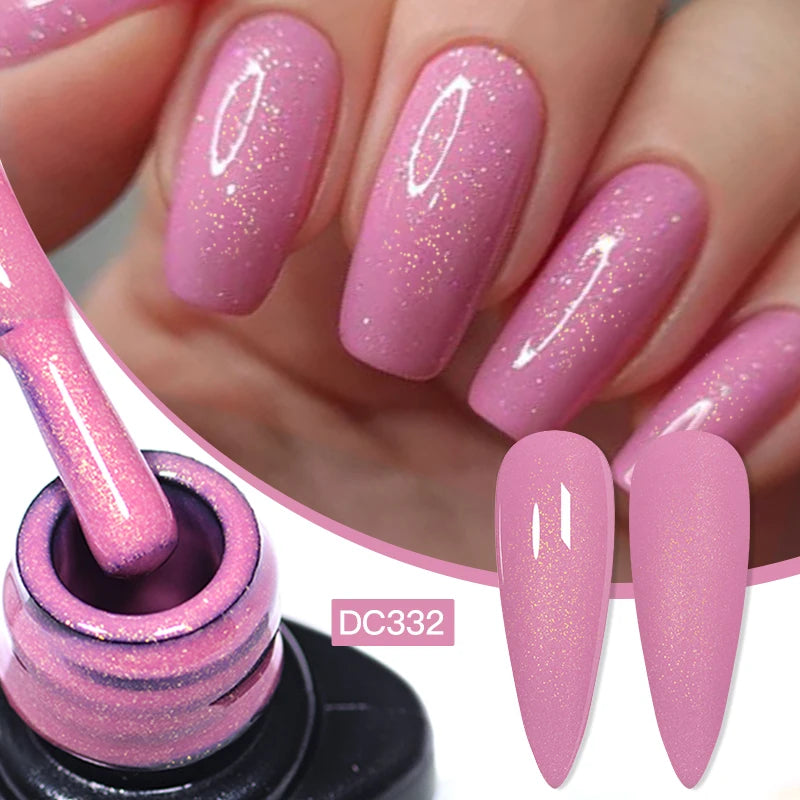 Mtssii 7ml Colorful Reflective Gel Nail Polish – Glitter Sparkling Flash Effect, Semi-Permanent Soak-Off Nail Varnish”