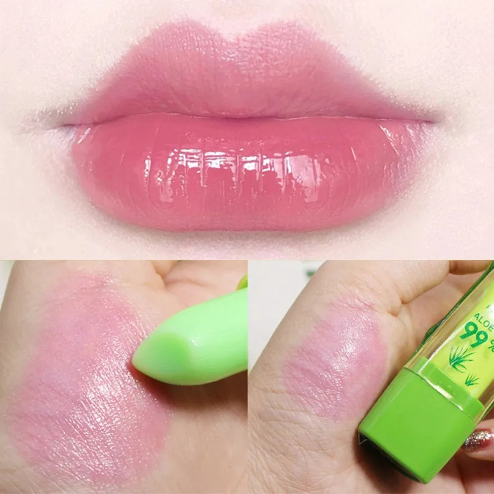 Aloe Vera Warm Color-Changing Lipstick