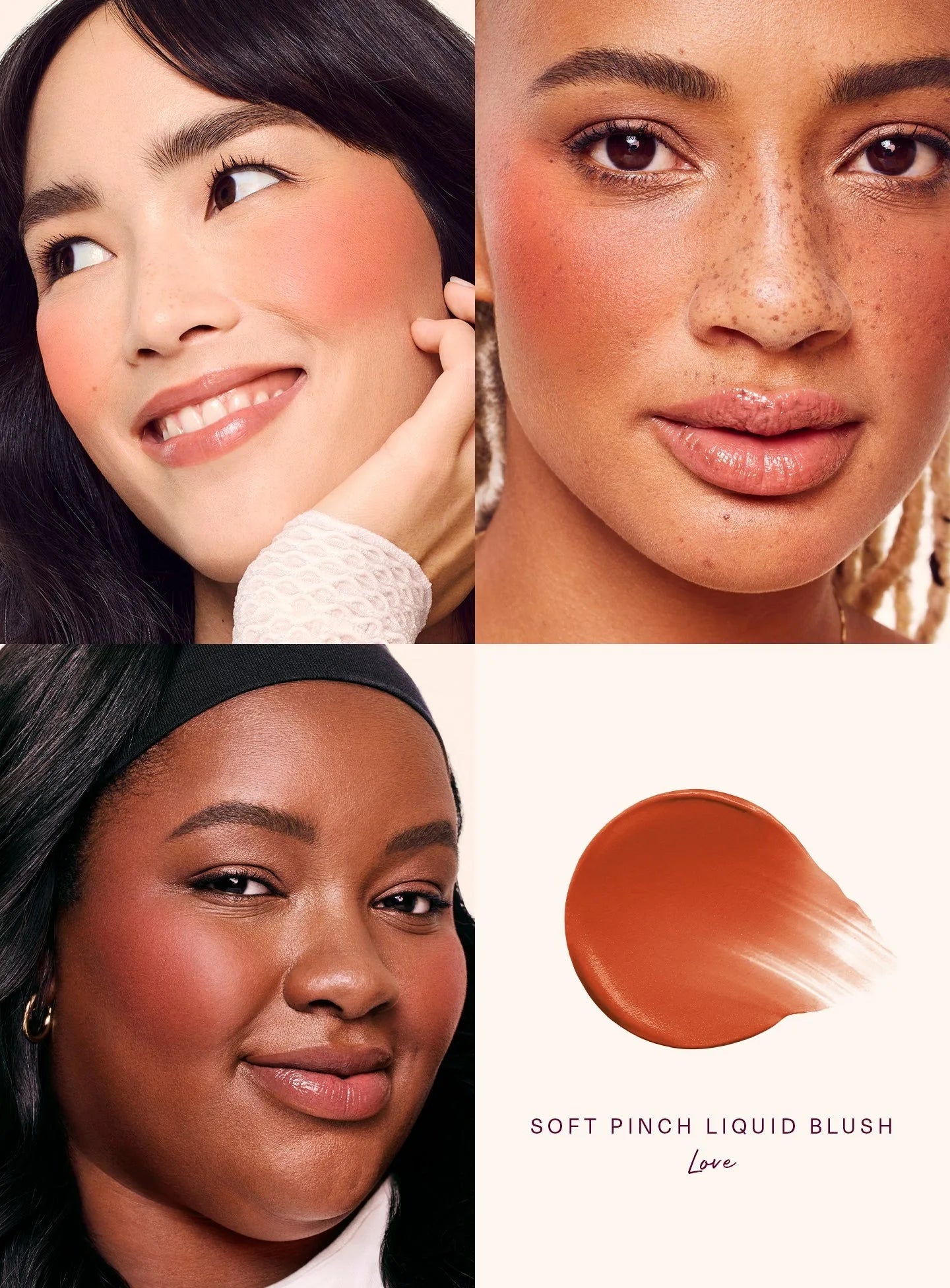 Rare Beauty Soft Pinch Tinted Lip Oil Stain & Liquid Blush – Shades: Delight, Hope, Happy, Wonder