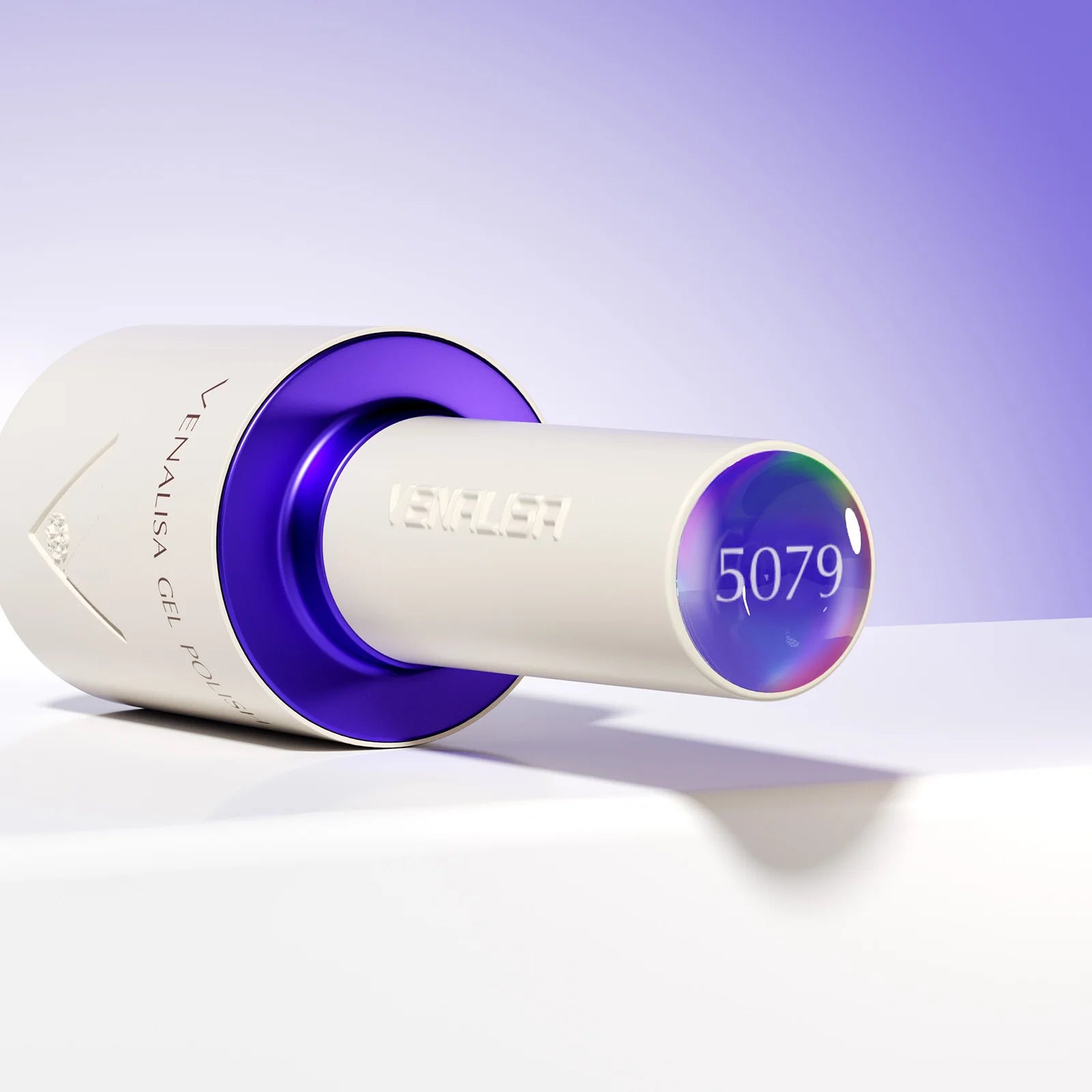 “10ml Venalisa Nail Gel Polish – HEMA & TPO Free, Vegan, Crystal Nude Pink Glitter, Semi-Permanent, Soak-Off UV/LED Ultra Diamond Varnish”