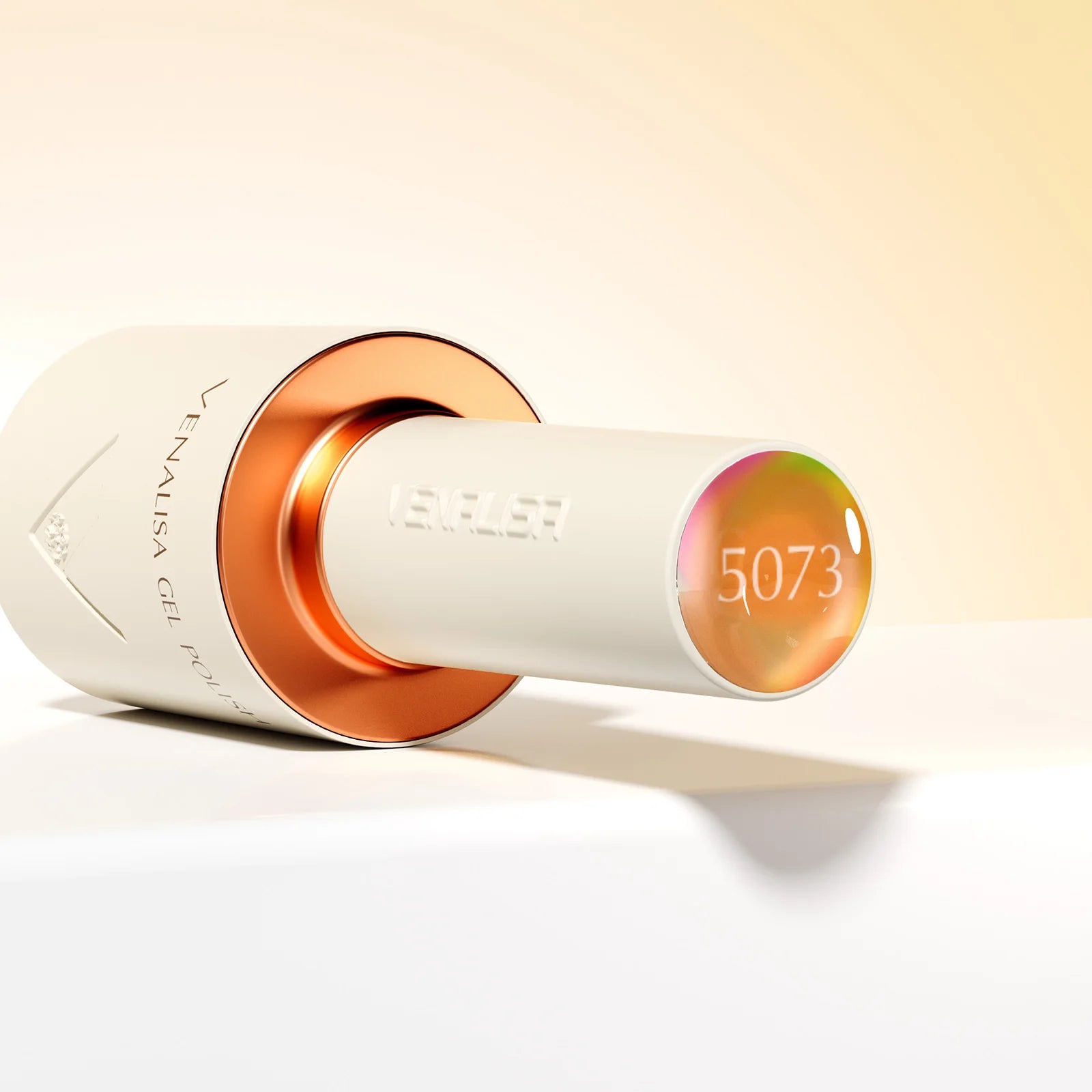 “10ml Venalisa Nail Gel Polish – HEMA & TPO Free, Vegan, Crystal Nude Pink Glitter, Semi-Permanent, Soak-Off UV/LED Ultra Diamond Varnish”