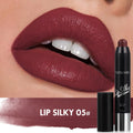 Matte Lipstick Pencil – Waterproof, Long-Lasting, Non-Sticky Lip Stain, Nude Cosmetic Lip Pen Makeup