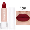 15 Colors Matte Lipsticks – Waterproof, Long-Lasting Velvet Lip Tint, Sexy Red & Brown Professional Makeup