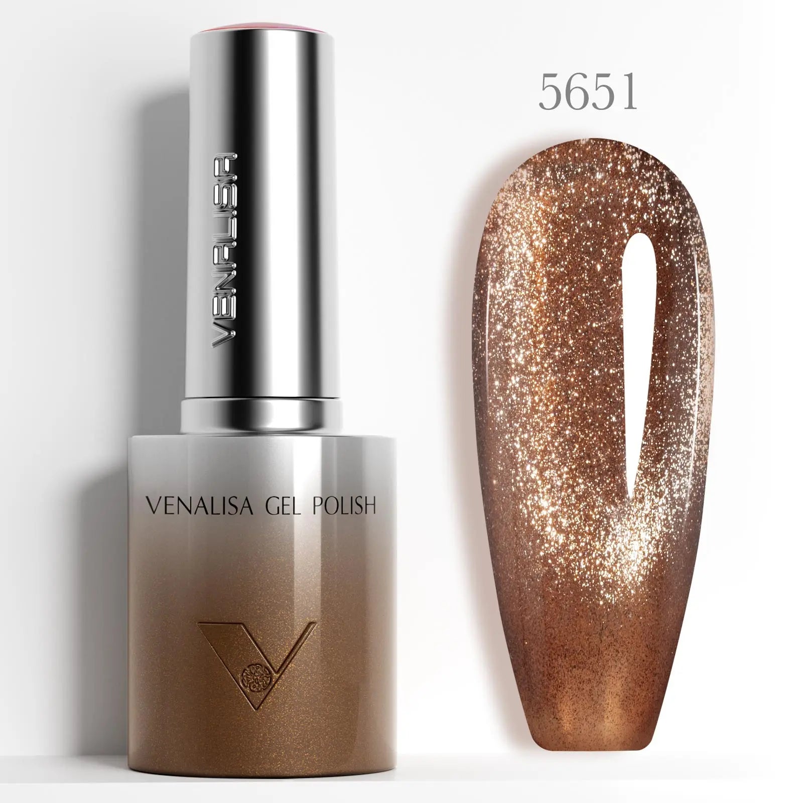 Venalisa 10D Magic Cat Eye Gel Nail Polish 10ml – HEMA & TPO Free, Magnetic Effect, Soak-Off UV/LED Semi-Permanent Gel Varnish”