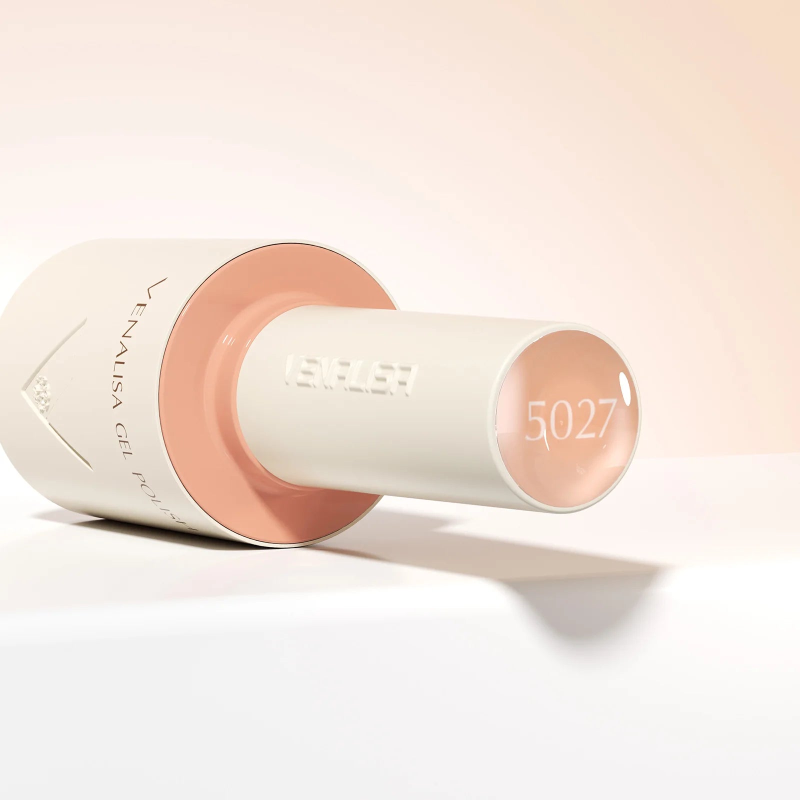 “10ml Venalisa Nail Gel Polish – HEMA & TPO Free, Vegan, Crystal Nude Pink Glitter, Semi-Permanent, Soak-Off UV/LED Ultra Diamond Varnish”