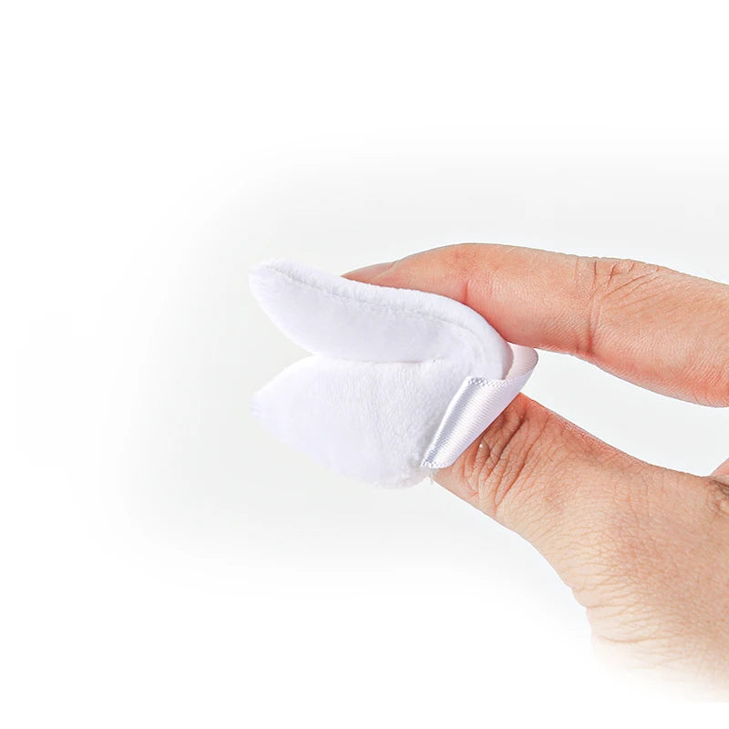 1/2/3/6 Pcs Triangle Velvet Powder Puff – Reusable, Washable Mini Makeup Sponge for Face & Eye Beauty