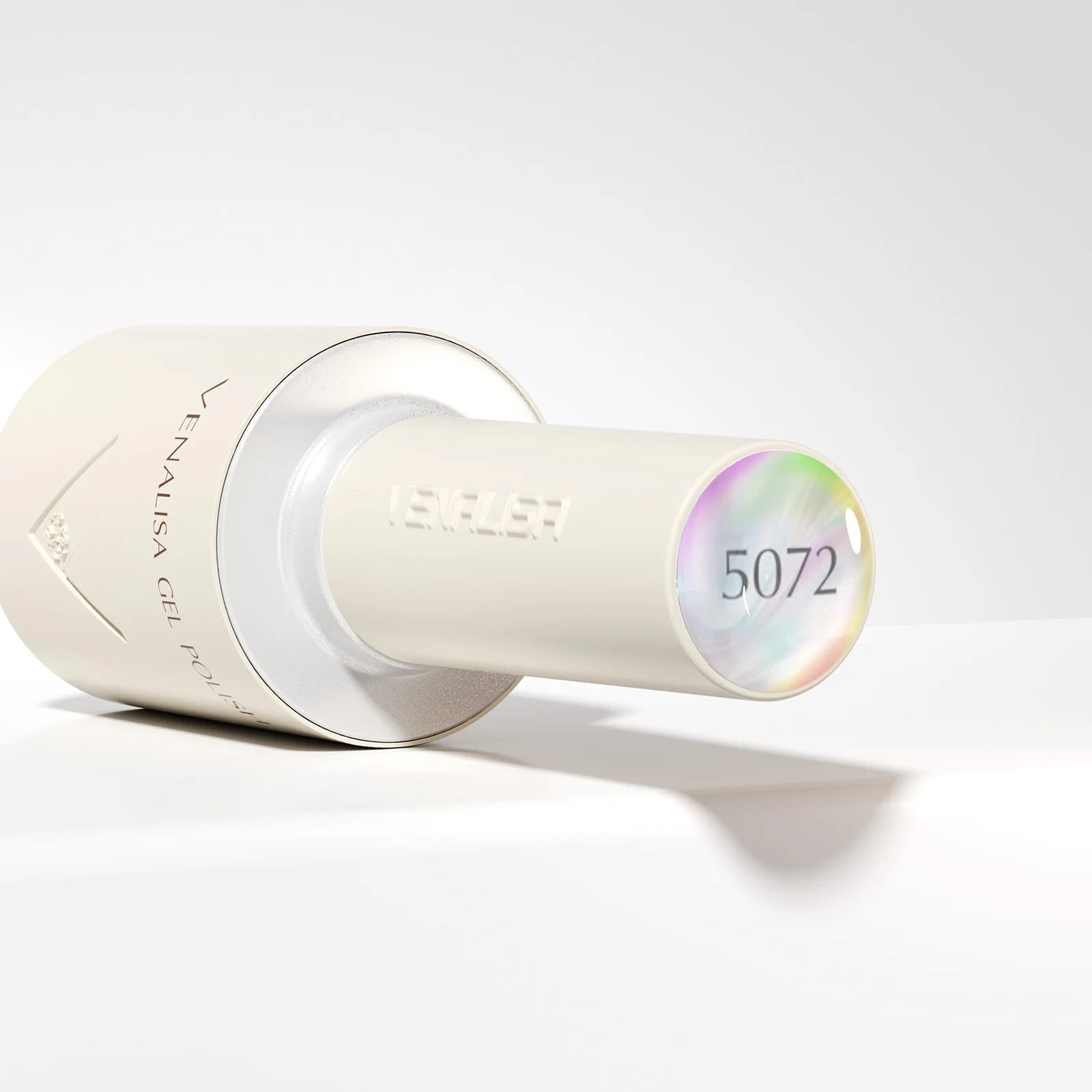 “10ml Venalisa Nail Gel Polish – HEMA & TPO Free, Vegan, Crystal Nude Pink Glitter, Semi-Permanent, Soak-Off UV/LED Ultra Diamond Varnish”