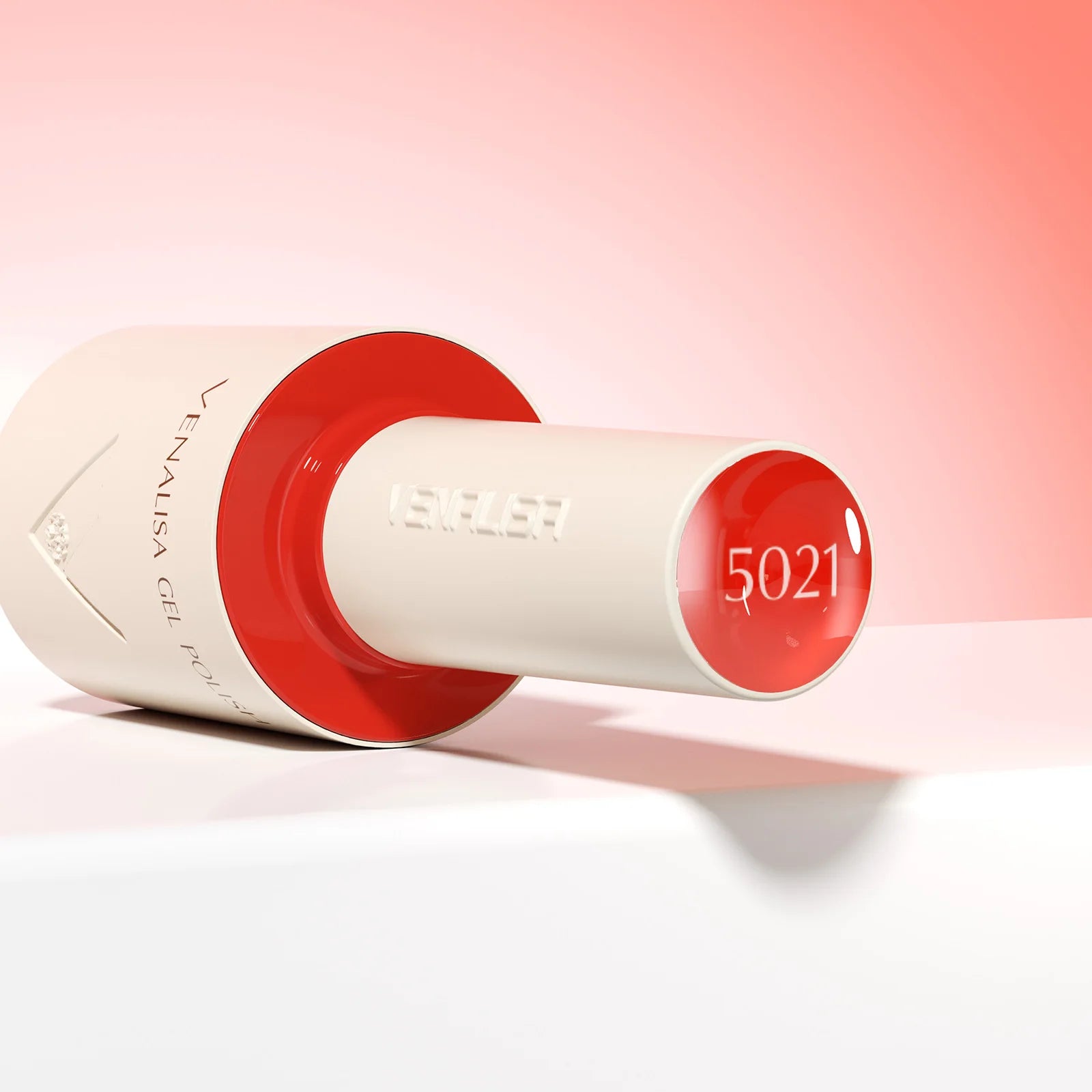 “10ml Venalisa Nail Gel Polish – HEMA & TPO Free, Vegan, Crystal Nude Pink Glitter, Semi-Permanent, Soak-Off UV/LED Ultra Diamond Varnish”