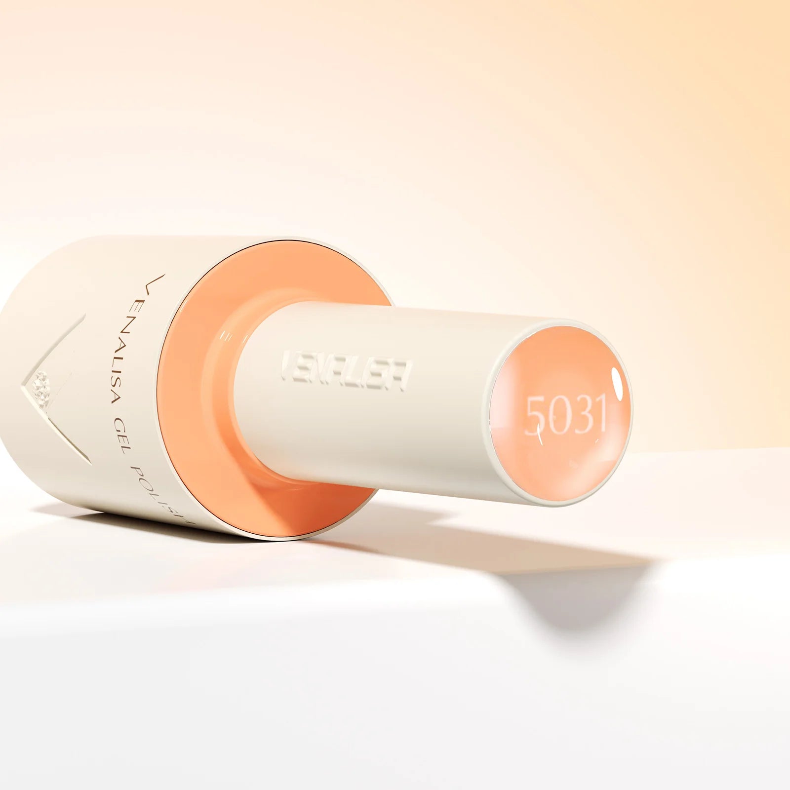 “10ml Venalisa Nail Gel Polish – HEMA & TPO Free, Vegan, Crystal Nude Pink Glitter, Semi-Permanent, Soak-Off UV/LED Ultra Diamond Varnish”