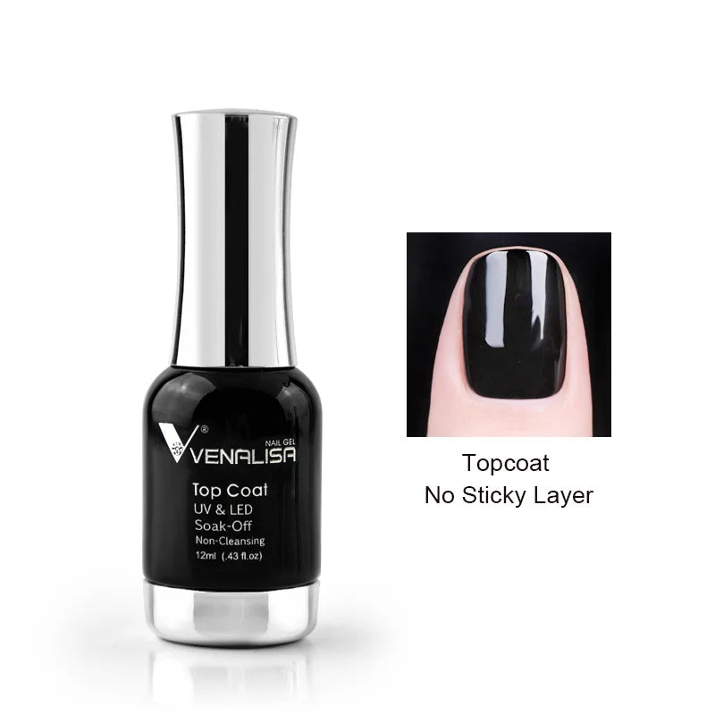 Venalisa Super Color Gel Varnish 12ml – Diamond Shining Glitter, Starry Sequin Platinum, Long-Lasting Nail Gel Polish”