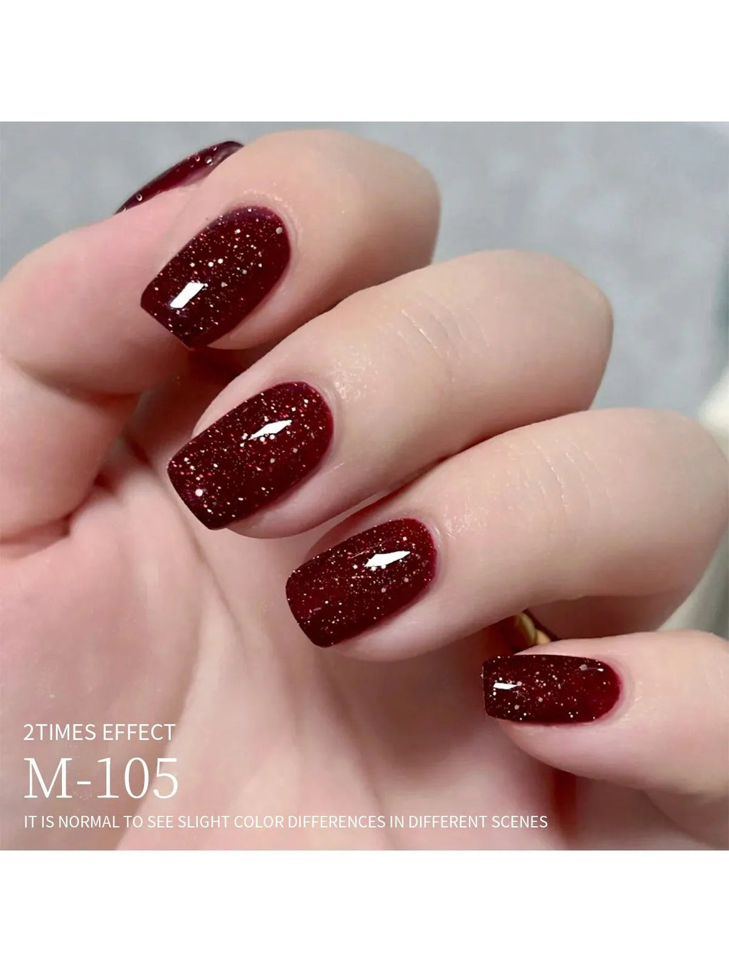 15ml Broken Diamond Gel Nail Polish – Flash Adhesive for Halloween & Christmas, Sparkling Burst Maillard Effect”