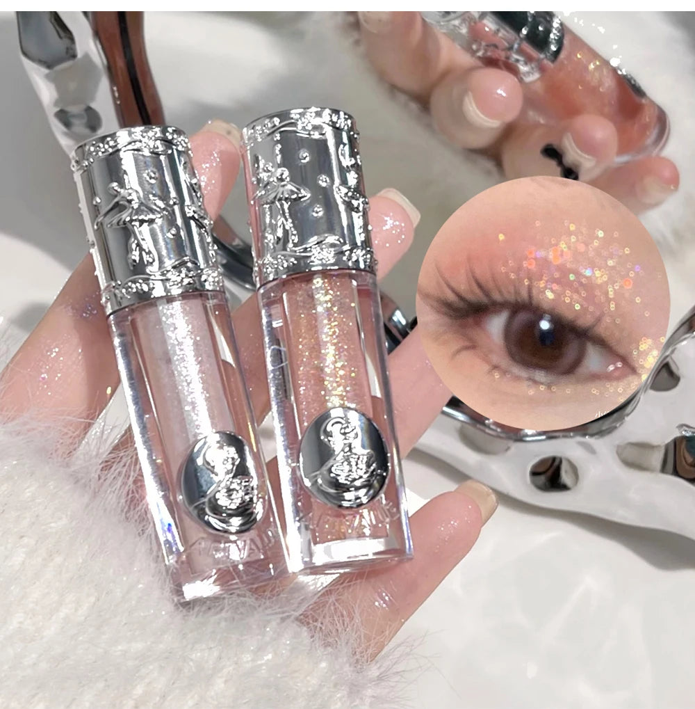 sparkle and glamour to your eyes with this liquid fine shimmer eyeshadow