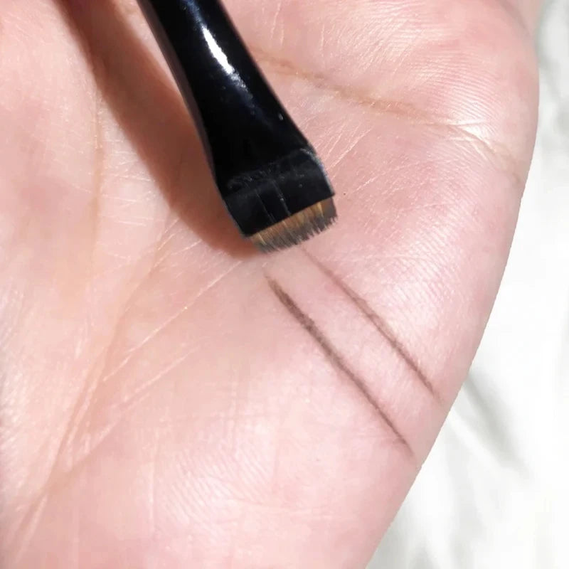 3pcs/Set Eyeliner & Eyebrow Brush – Flat Fine Blade, Portable Eye Liner and Brow Contour Makeup Brushes