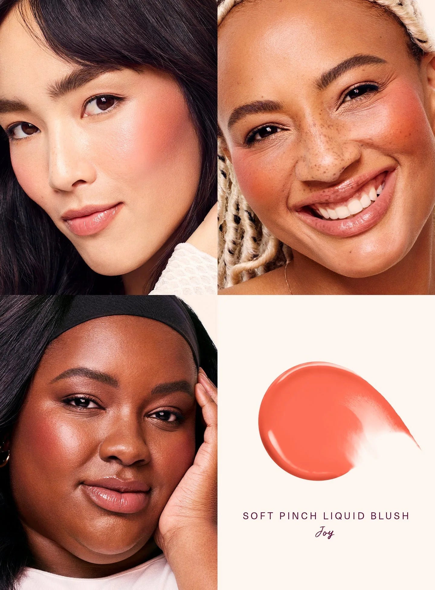 Rare Beauty Soft Pinch Tinted Lip Oil Stain & Liquid Blush – Shades: Delight, Hope, Happy, Wonder