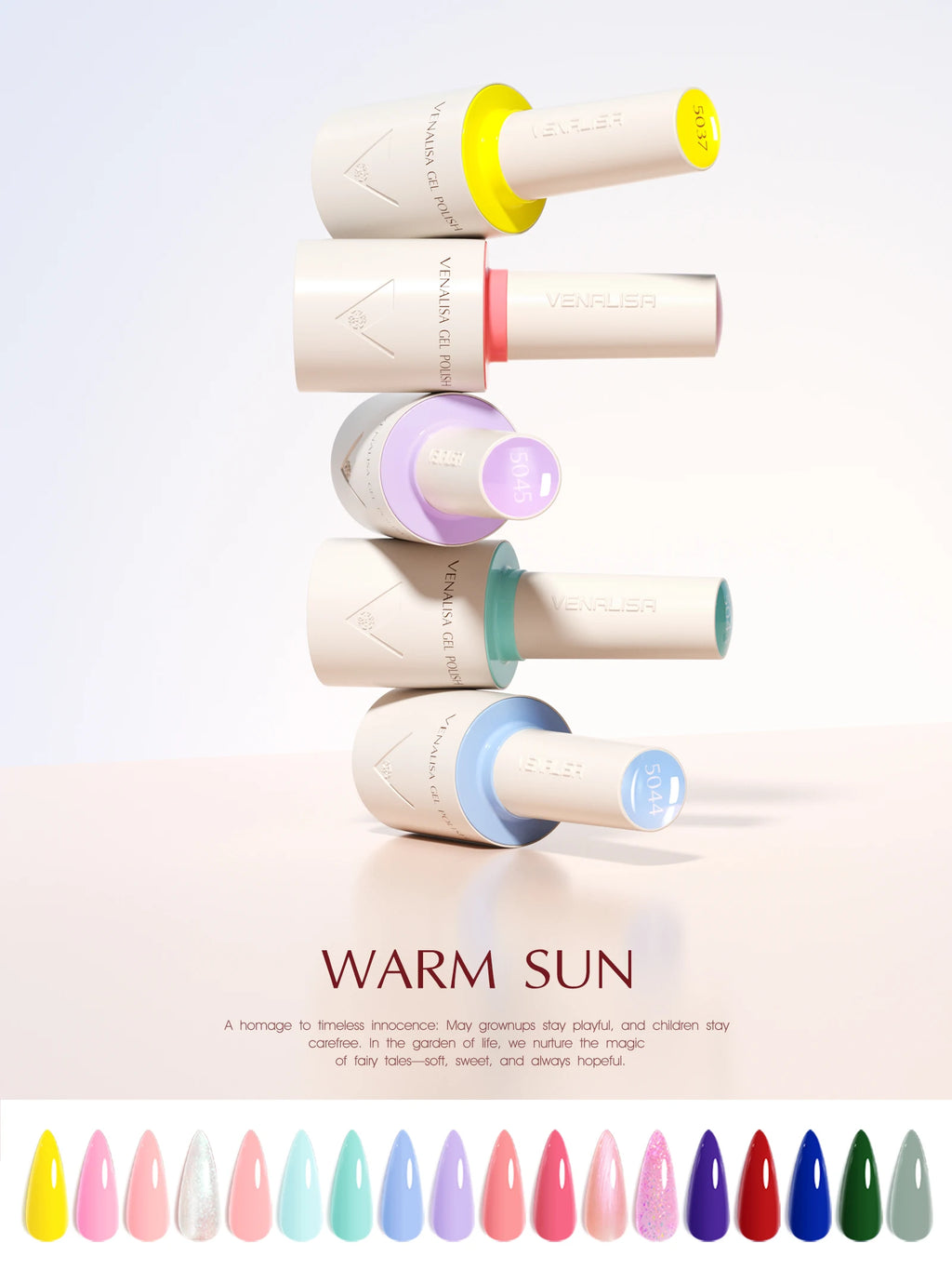 “10ml Venalisa Nail Gel Polish – HEMA & TPO Free, Vegan, Crystal Nude Pink Glitter, Semi-Permanent, Soak-Off UV/LED Ultra Diamond Varnish”