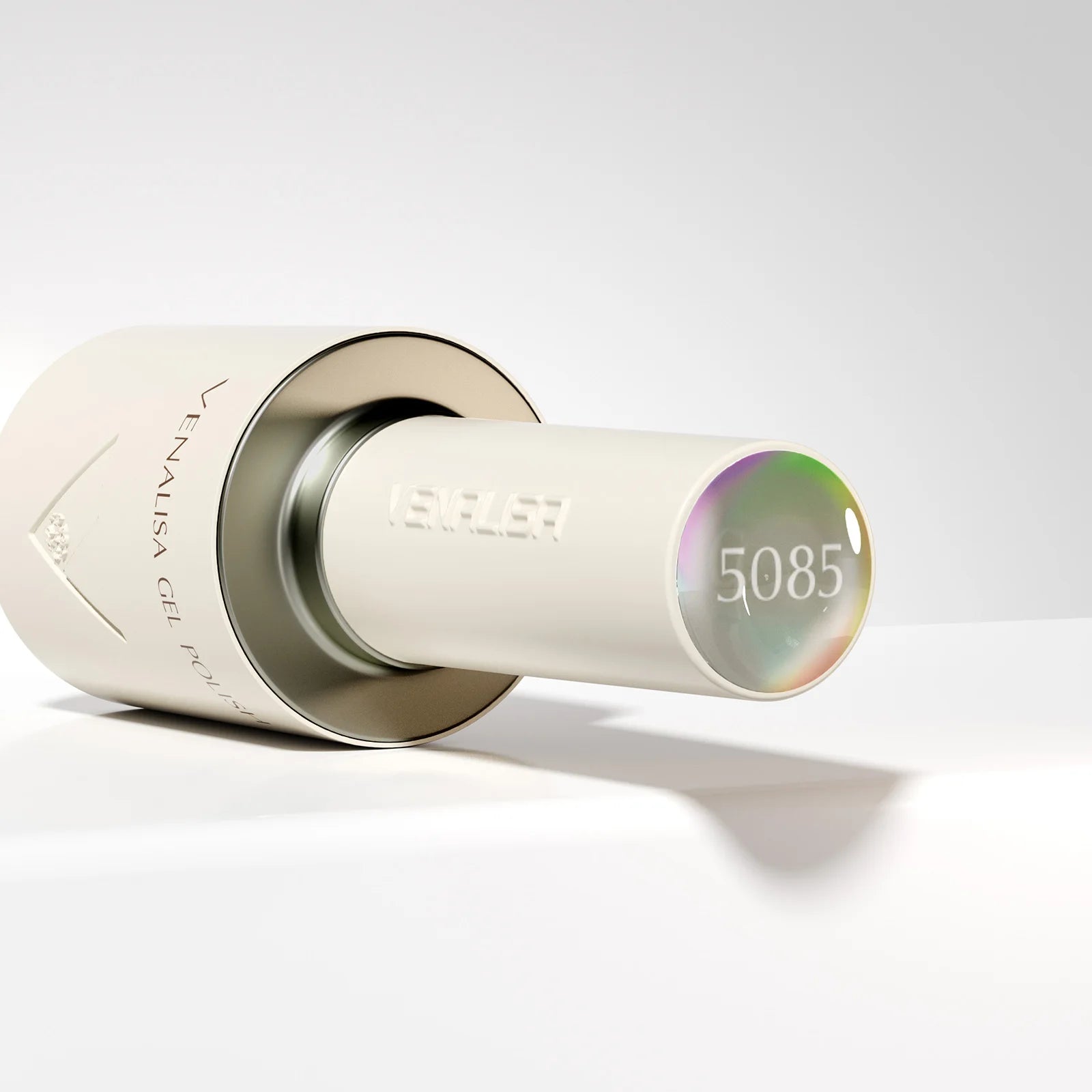 “10ml Venalisa Nail Gel Polish – HEMA & TPO Free, Vegan, Crystal Nude Pink Glitter, Semi-Permanent, Soak-Off UV/LED Ultra Diamond Varnish”