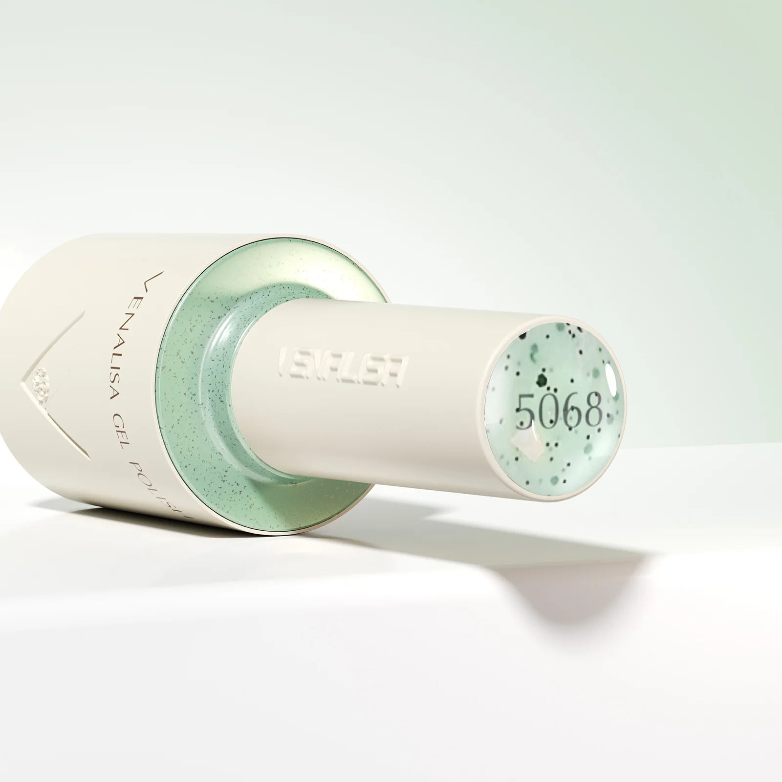 “10ml Venalisa Nail Gel Polish – HEMA & TPO Free, Vegan, Crystal Nude Pink Glitter, Semi-Permanent, Soak-Off UV/LED Ultra Diamond Varnish”