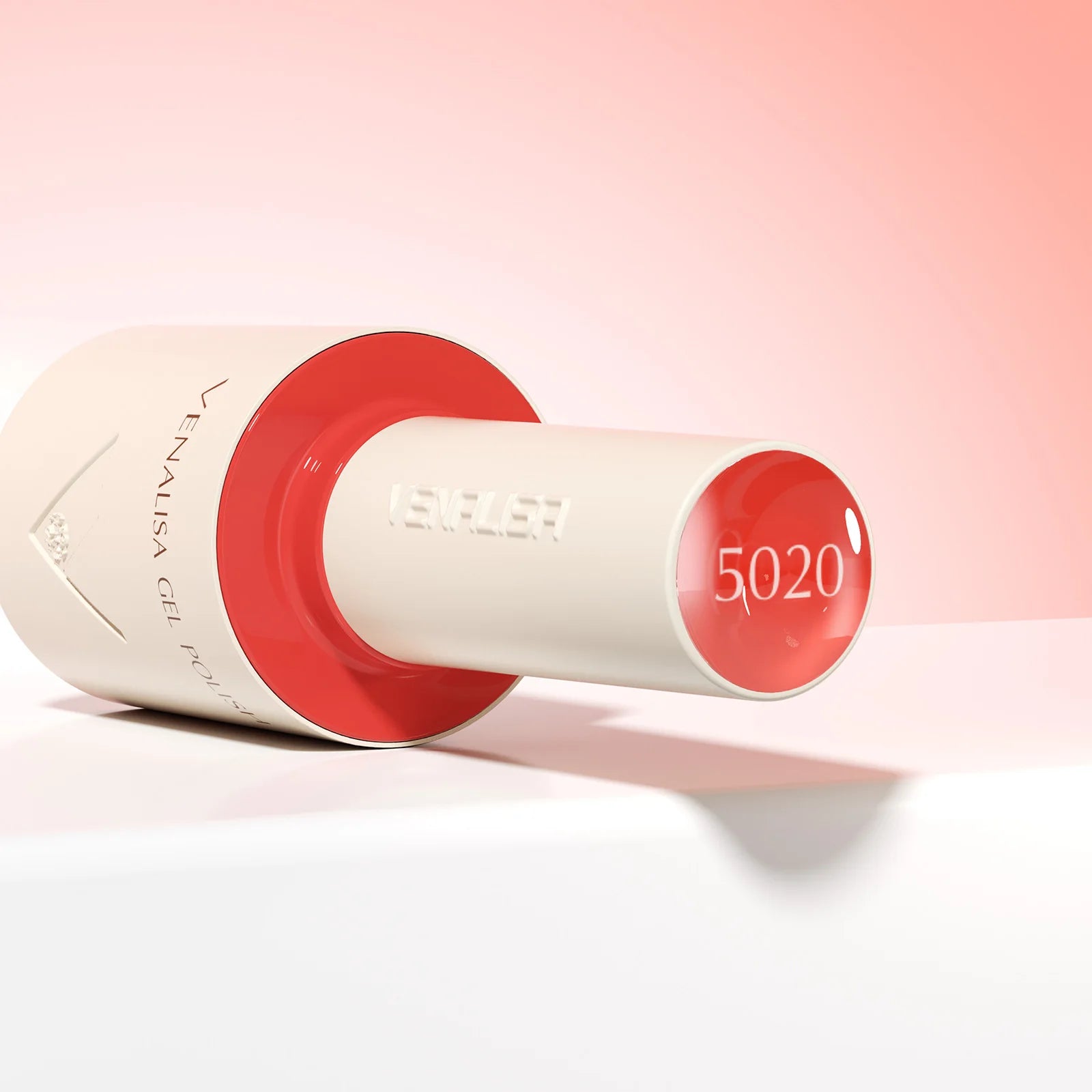 “10ml Venalisa Nail Gel Polish – HEMA & TPO Free, Vegan, Crystal Nude Pink Glitter, Semi-Permanent, Soak-Off UV/LED Ultra Diamond Varnish”