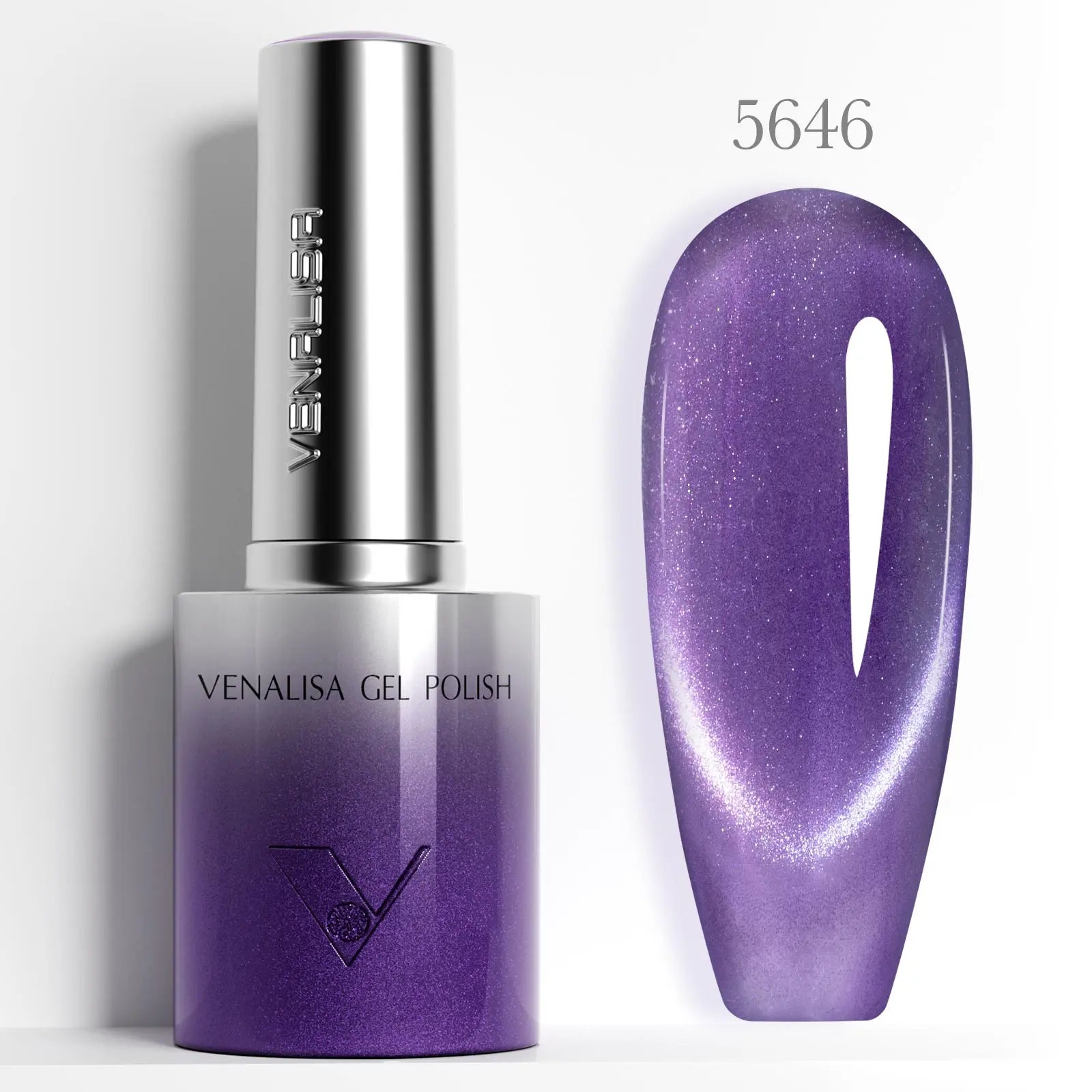Venalisa 10D Magic Cat Eye Gel Nail Polish 10ml – HEMA & TPO Free, Magnetic Effect, Soak-Off UV/LED Semi-Permanent Gel Varnish”