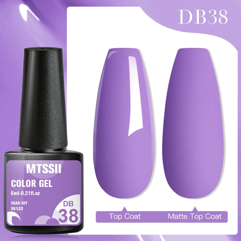 Mtssii 7ml Colorful Reflective Gel Nail Polish – Glitter Sparkling Flash Effect, Semi-Permanent Soak-Off Nail Varnish”