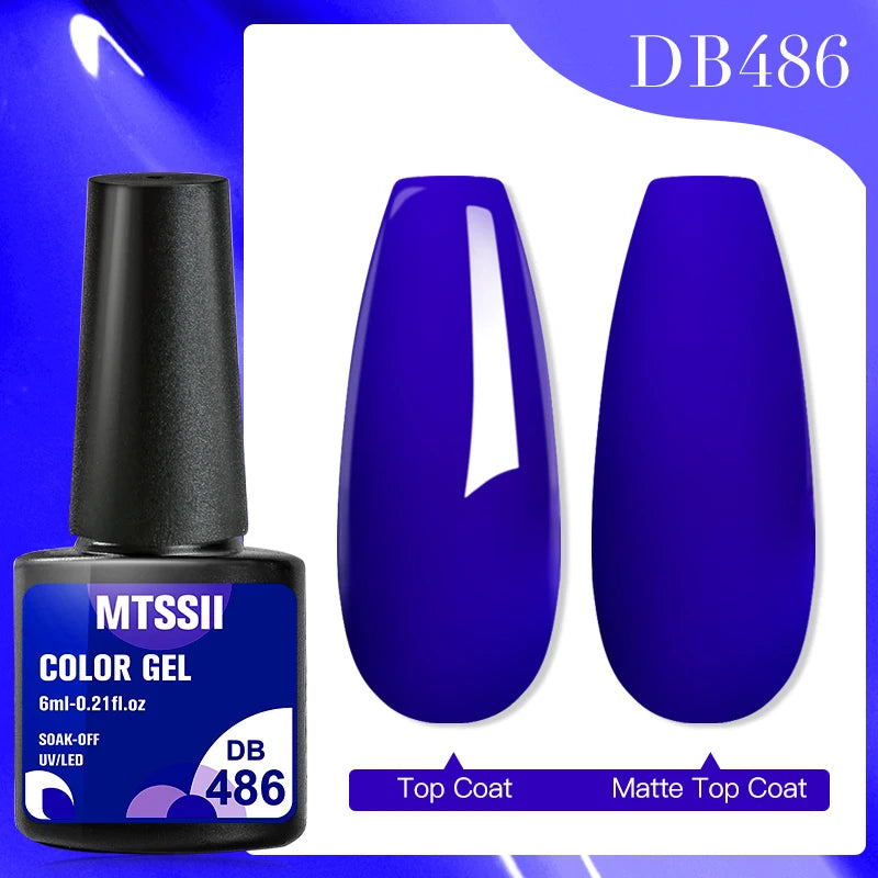 Mtssii 7ml Colorful Reflective Gel Nail Polish – Glitter Sparkling Flash Effect, Semi-Permanent Soak-Off Nail Varnish”