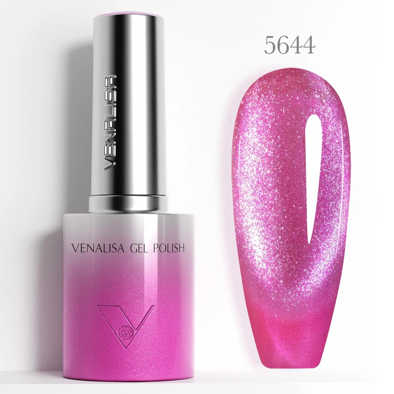 Venalisa 10D Magic Cat Eye Gel Nail Polish 10ml – HEMA & TPO Free, Magnetic Effect, Soak-Off UV/LED Semi-Permanent Gel Varnish”