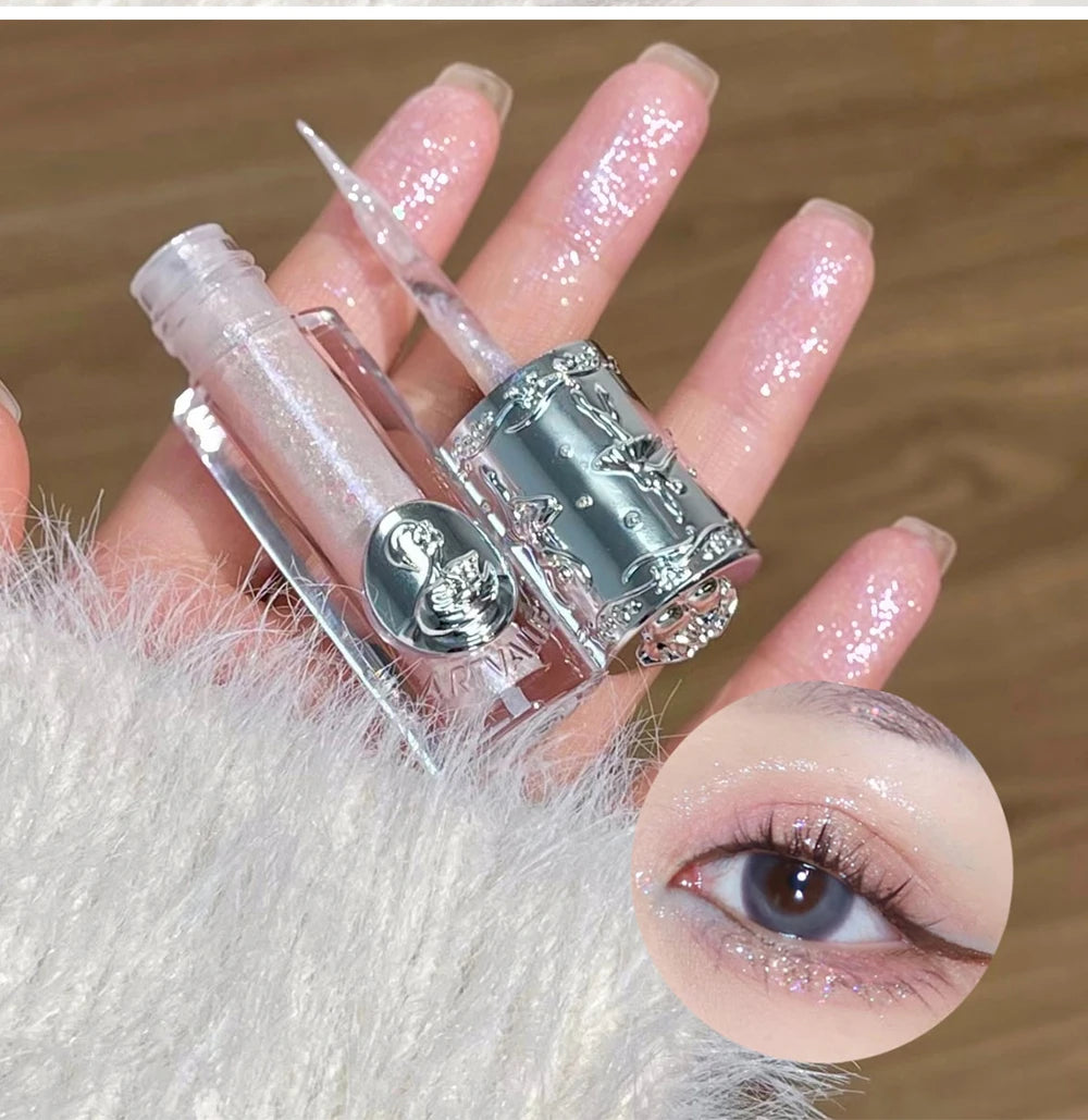 sparkle and glamour to your eyes with this liquid fine shimmer eyeshadow