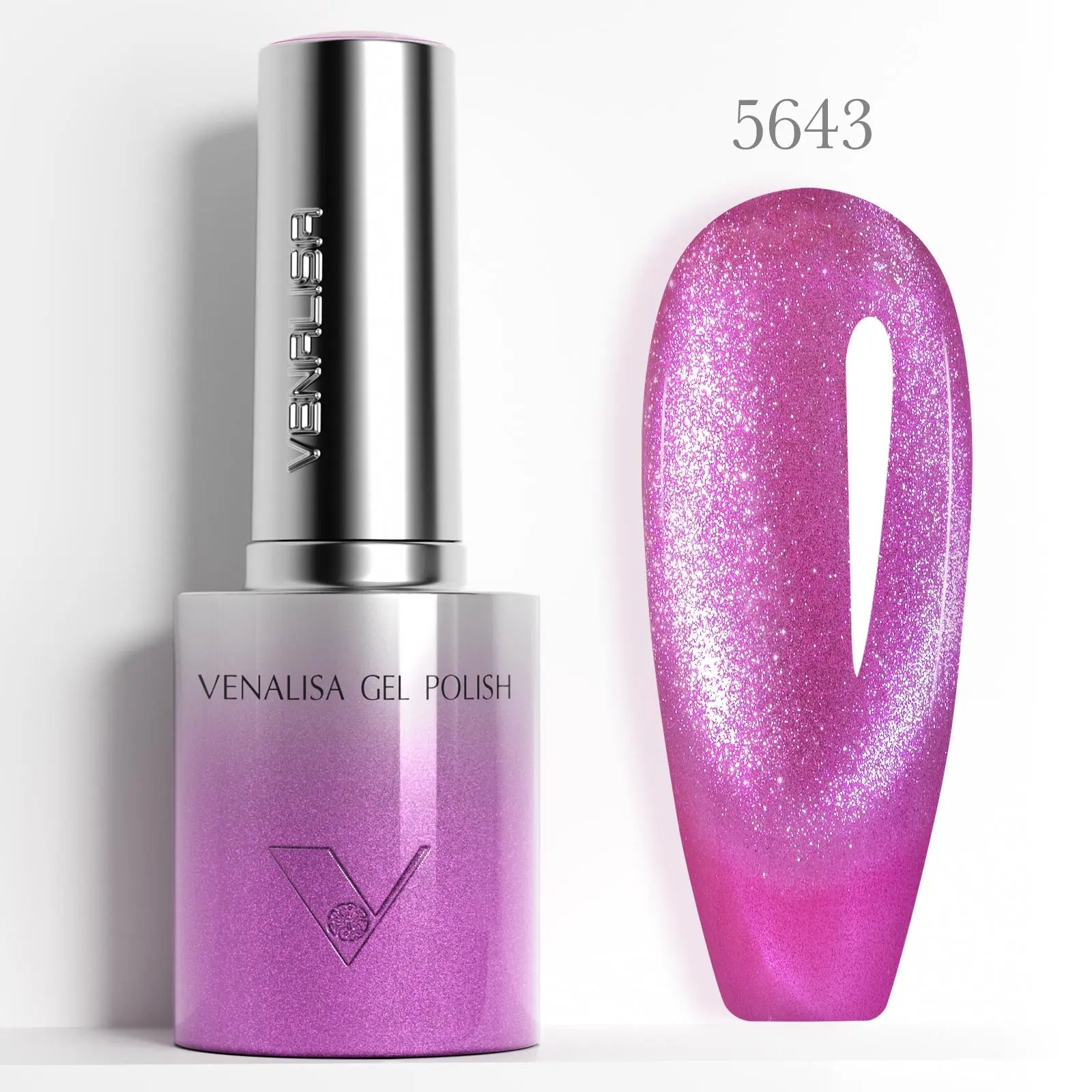 Venalisa 10D Magic Cat Eye Gel Nail Polish 10ml – HEMA & TPO Free, Magnetic Effect, Soak-Off UV/LED Semi-Permanent Gel Varnish”