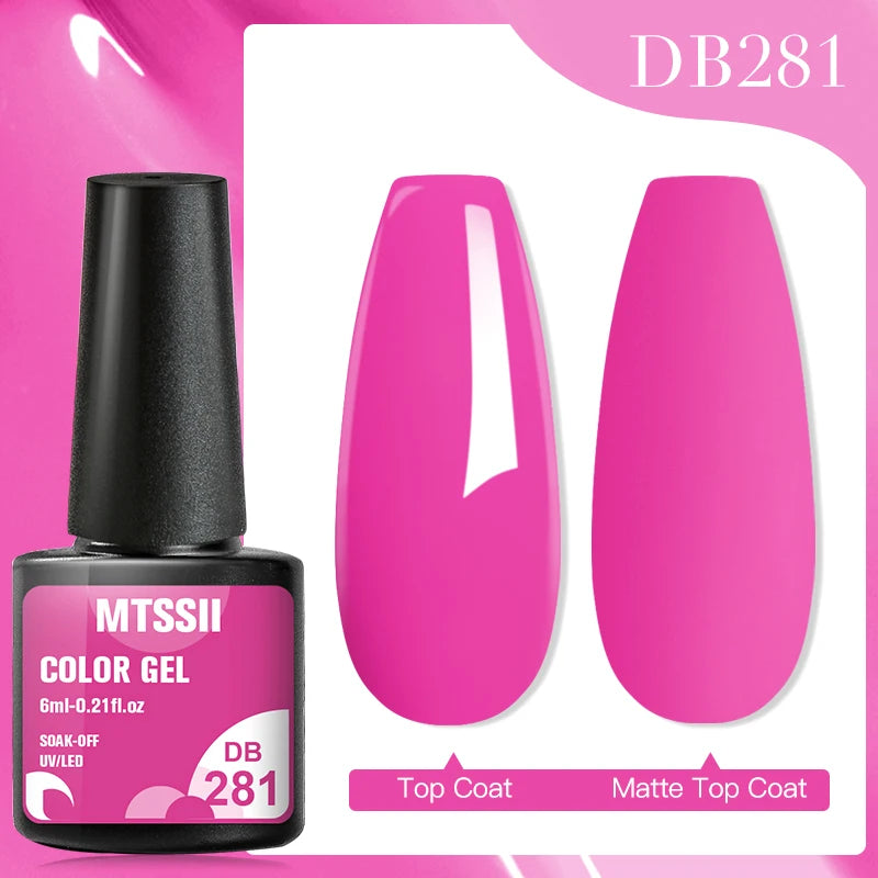 Mtssii 7ml Colorful Reflective Gel Nail Polish – Glitter Sparkling Flash Effect, Semi-Permanent Soak-Off Nail Varnish”