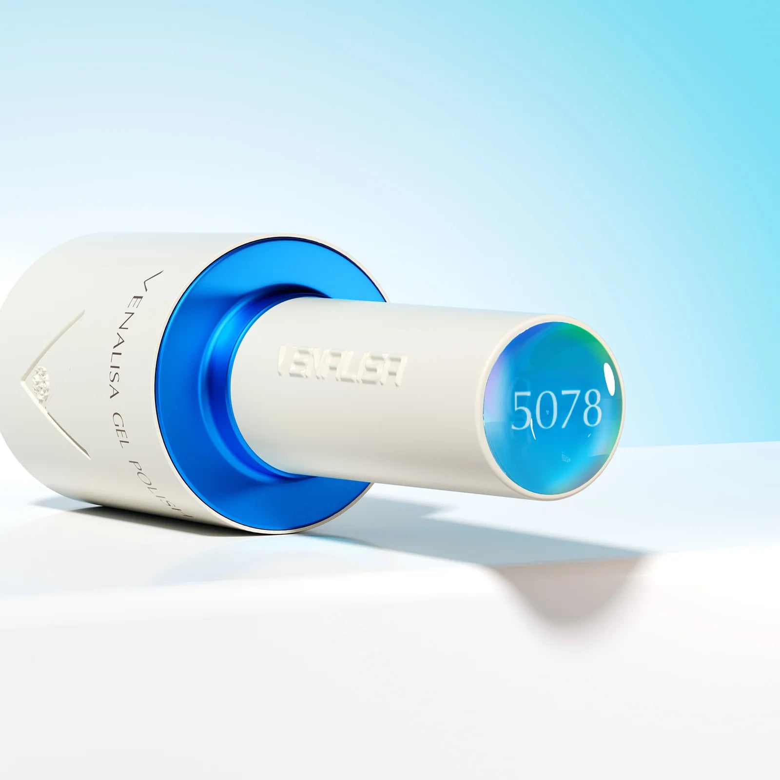 “10ml Venalisa Nail Gel Polish – HEMA & TPO Free, Vegan, Crystal Nude Pink Glitter, Semi-Permanent, Soak-Off UV/LED Ultra Diamond Varnish”