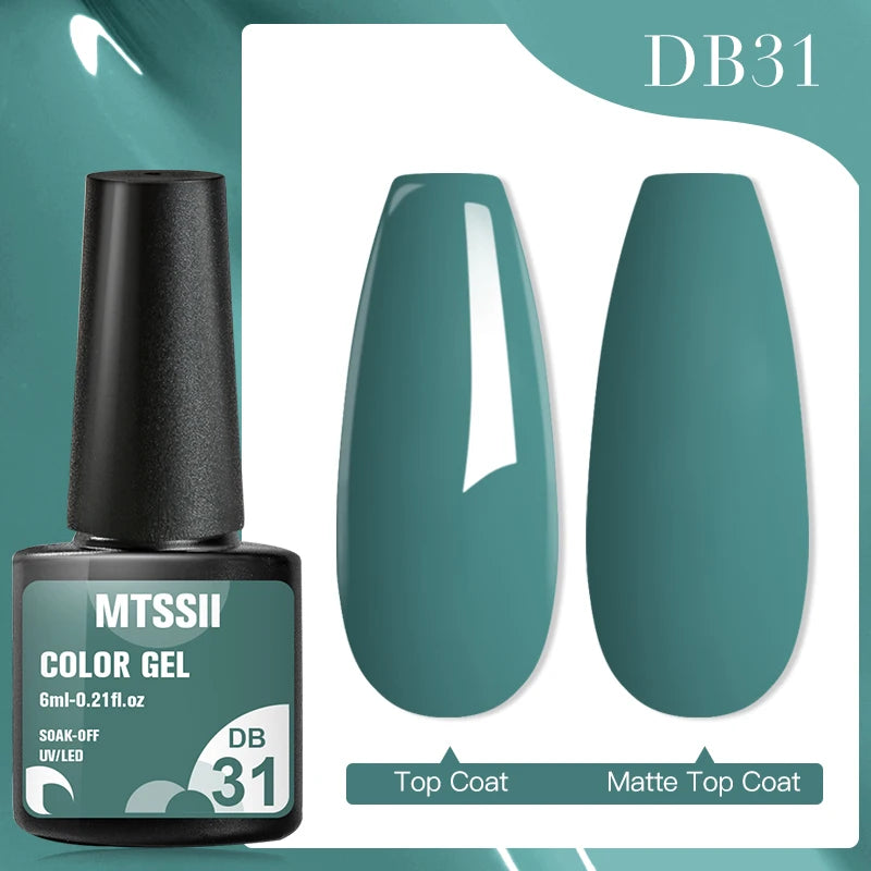 Mtssii 7ml Colorful Reflective Gel Nail Polish – Glitter Sparkling Flash Effect, Semi-Permanent Soak-Off Nail Varnish”