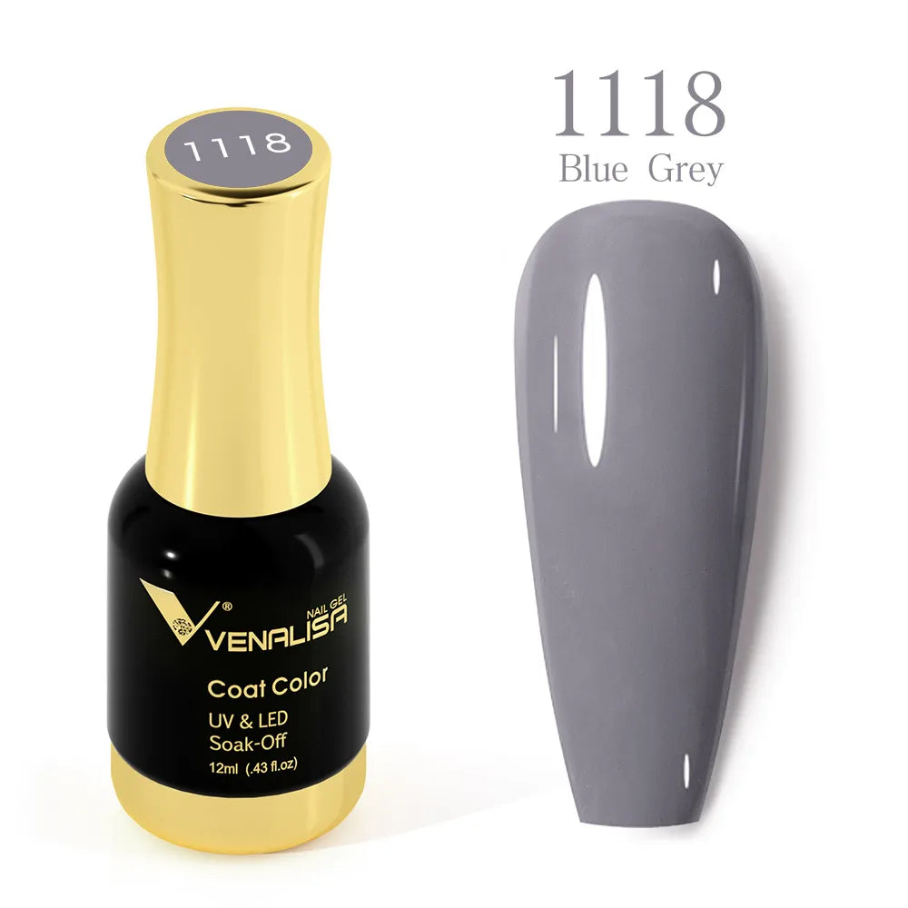 Venalisa Super Color Gel Varnish 12ml – Diamond Shining Glitter, Starry Sequin Platinum, Long-Lasting Nail Gel Polish”