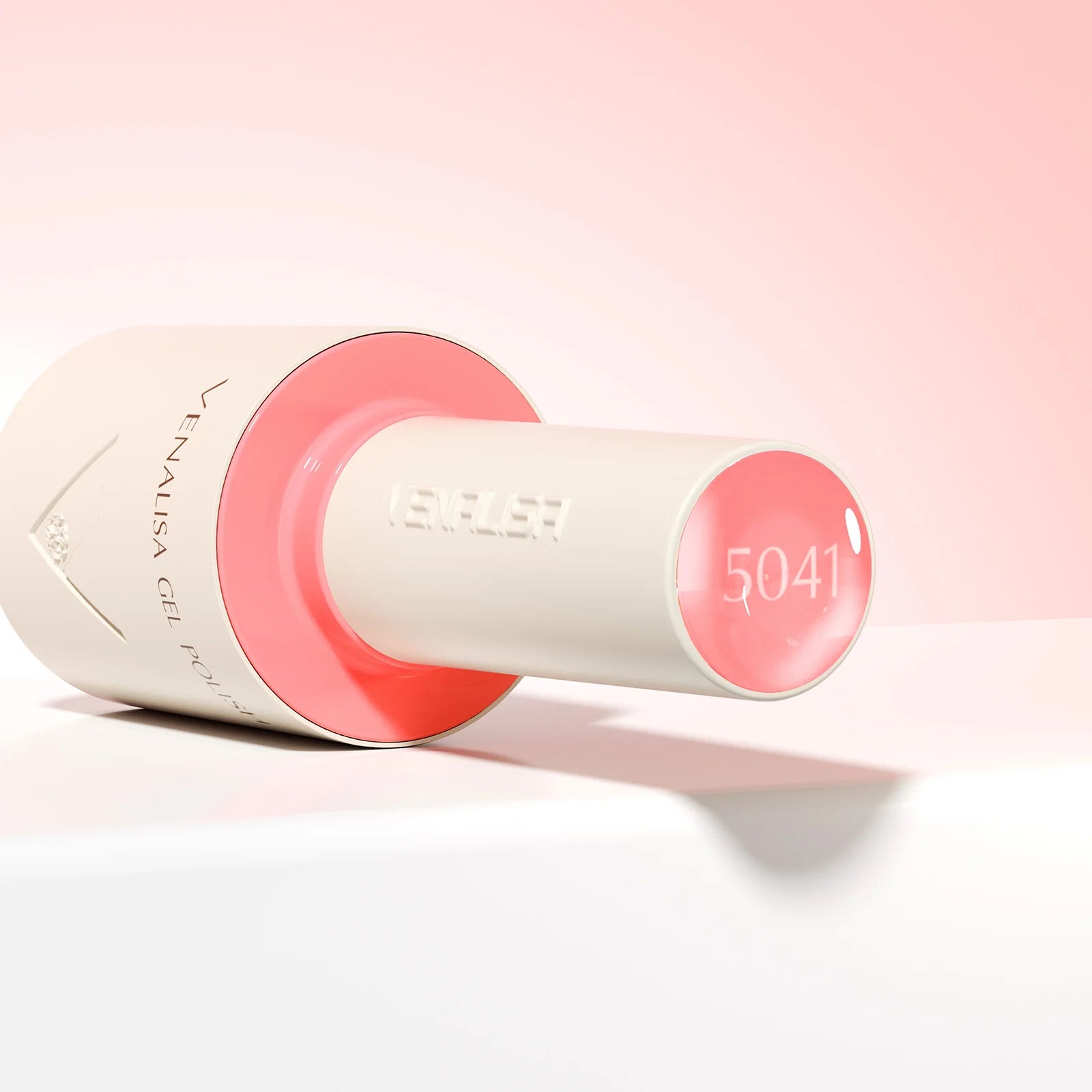 “10ml Venalisa Nail Gel Polish – HEMA & TPO Free, Vegan, Crystal Nude Pink Glitter, Semi-Permanent, Soak-Off UV/LED Ultra Diamond Varnish”