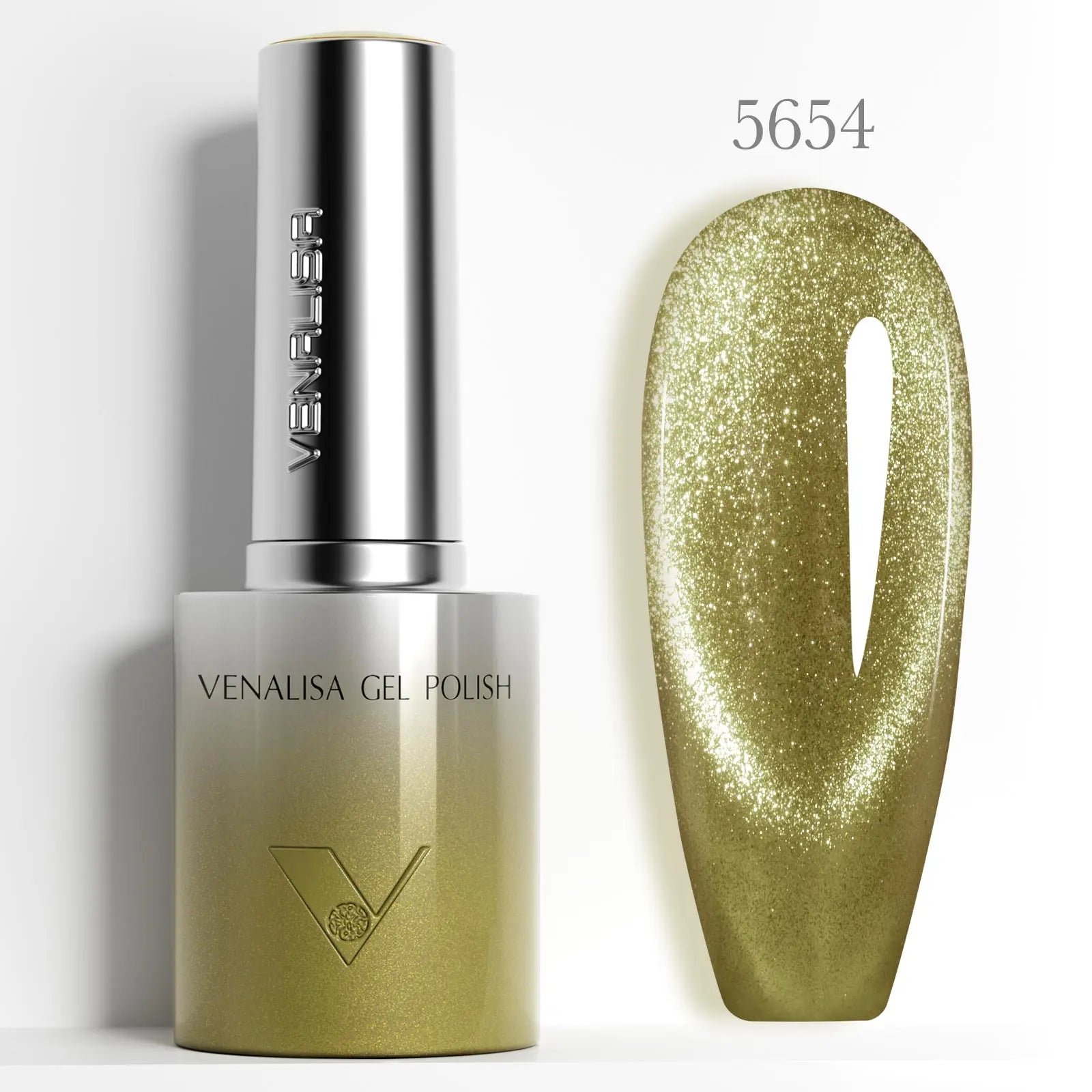 Venalisa 10D Magic Cat Eye Gel Nail Polish 10ml – HEMA & TPO Free, Magnetic Effect, Soak-Off UV/LED Semi-Permanent Gel Varnish”